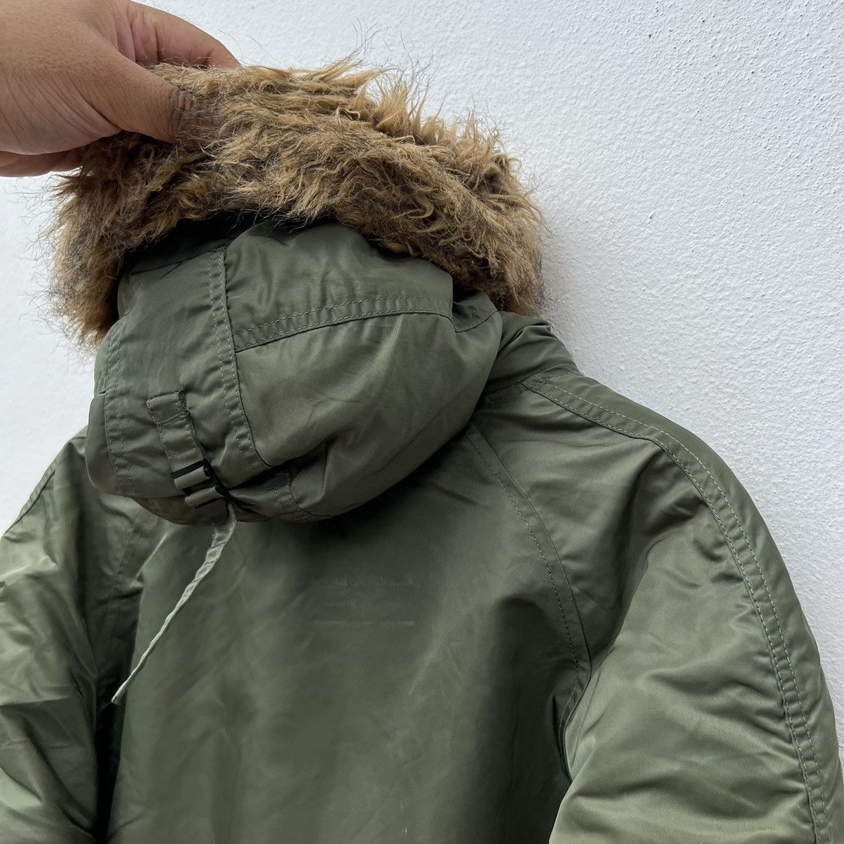 Alpha Industries MINK FUR HOODIE BOMBER JACKET ALPHA INDUSTRIES Size US S / EU 44-46 / 1 - 12 Thumbnail