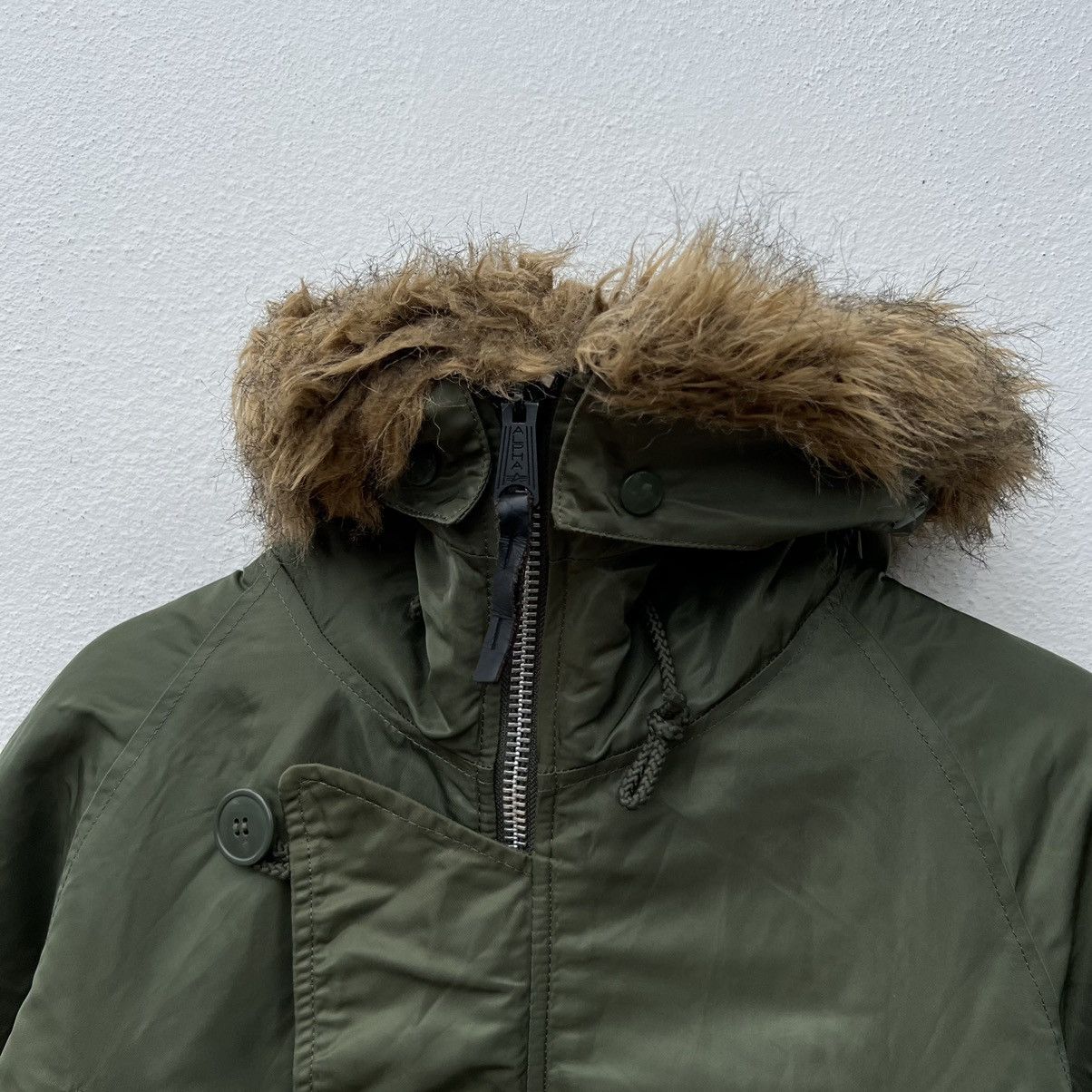 Alpha Industries MINK FUR HOODIE BOMBER JACKET ALPHA INDUSTRIES Size US S / EU 44-46 / 1 - 8 Thumbnail