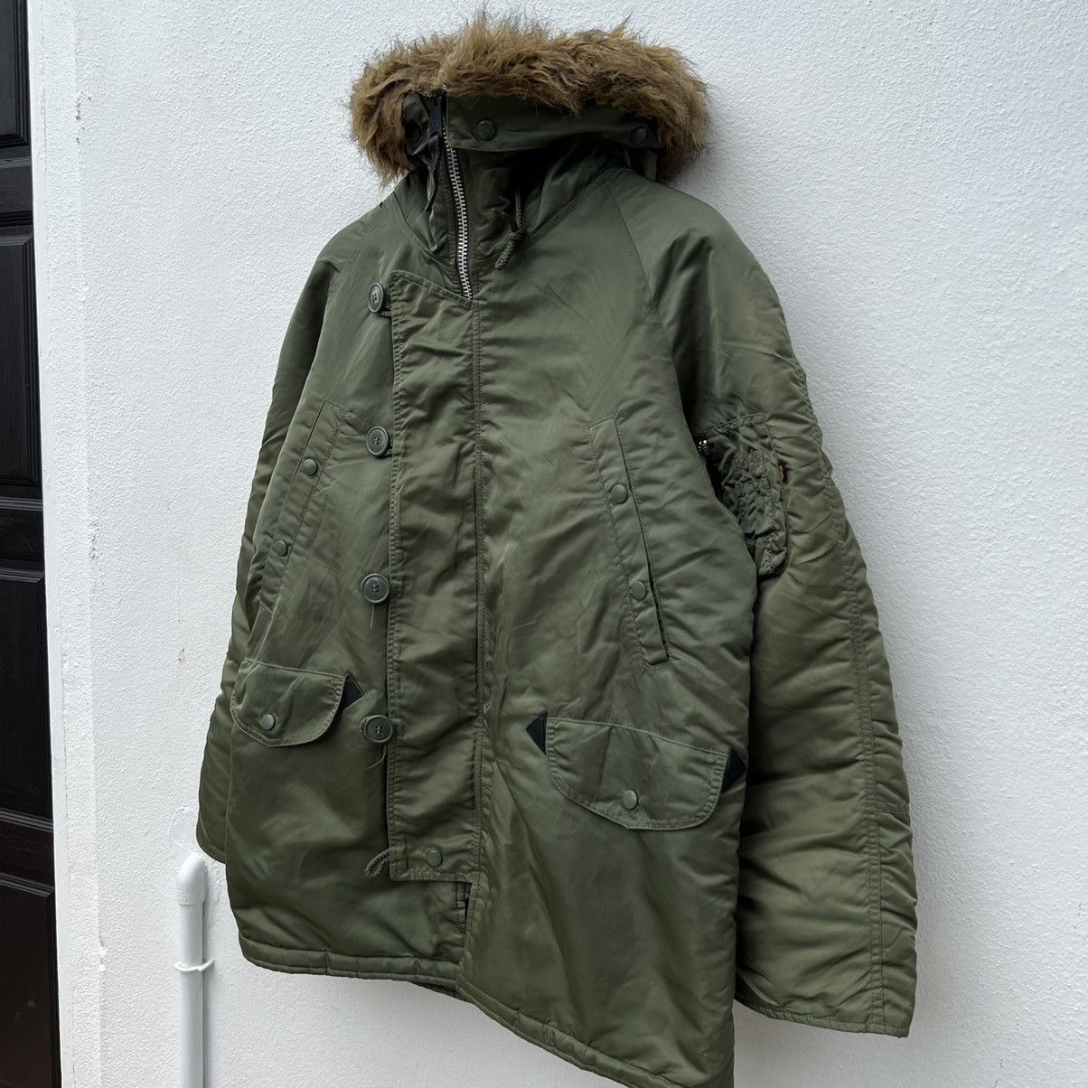Alpha Industries MINK FUR HOODIE BOMBER JACKET ALPHA INDUSTRIES Size US S / EU 44-46 / 1 - 2 Thumbnail