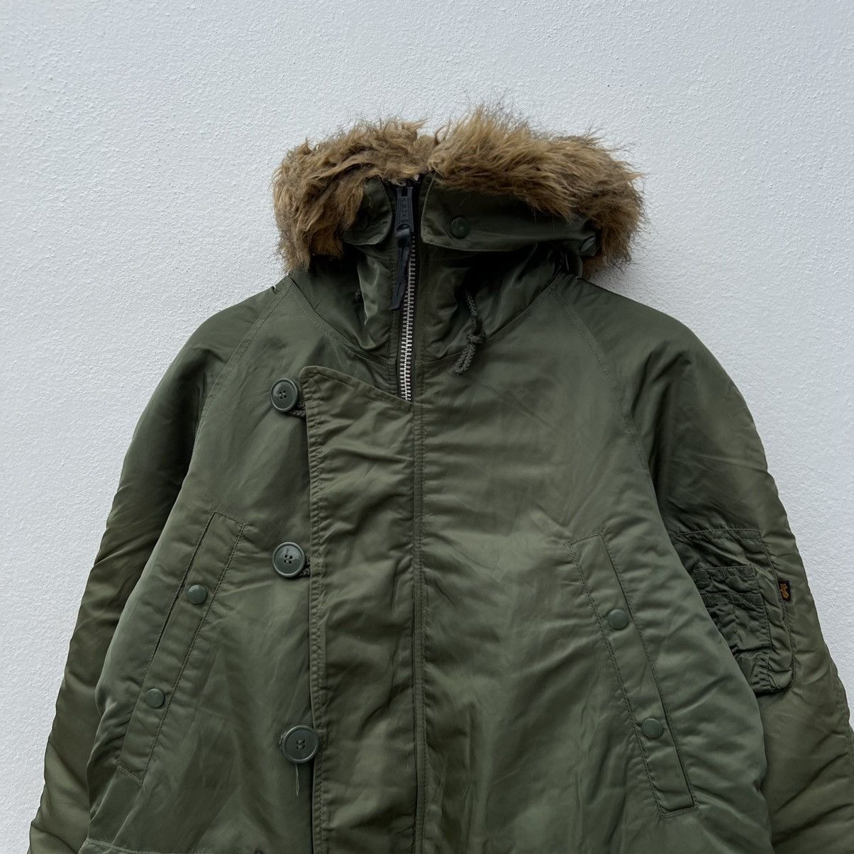 Alpha Industries MINK FUR HOODIE BOMBER JACKET ALPHA INDUSTRIES Size US S / EU 44-46 / 1 - 3 Thumbnail