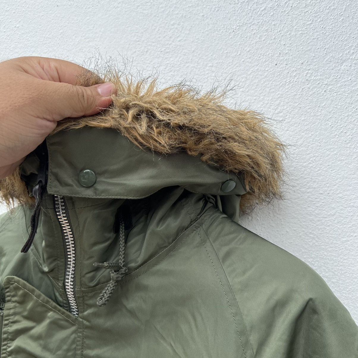 Alpha Industries MINK FUR HOODIE BOMBER JACKET ALPHA INDUSTRIES Size US S / EU 44-46 / 1 - 9 Thumbnail