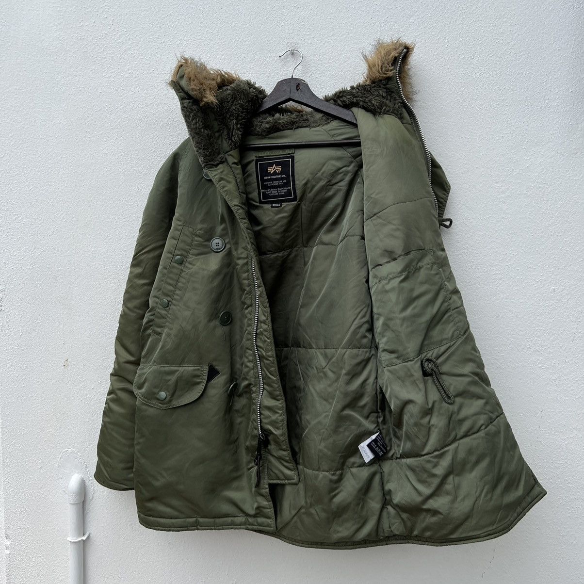 Alpha Industries MINK FUR HOODIE BOMBER JACKET ALPHA INDUSTRIES Size US S / EU 44-46 / 1 - 13 Thumbnail