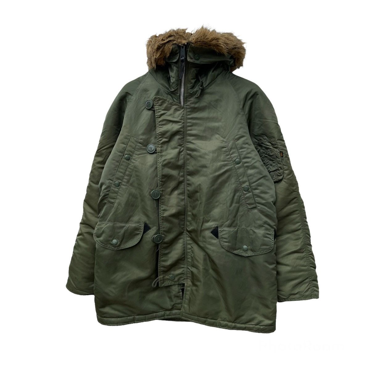 Alpha Industries MINK FUR HOODIE BOMBER JACKET ALPHA INDUSTRIES Size US S / EU 44-46 / 1 - 1 Thumbnail
