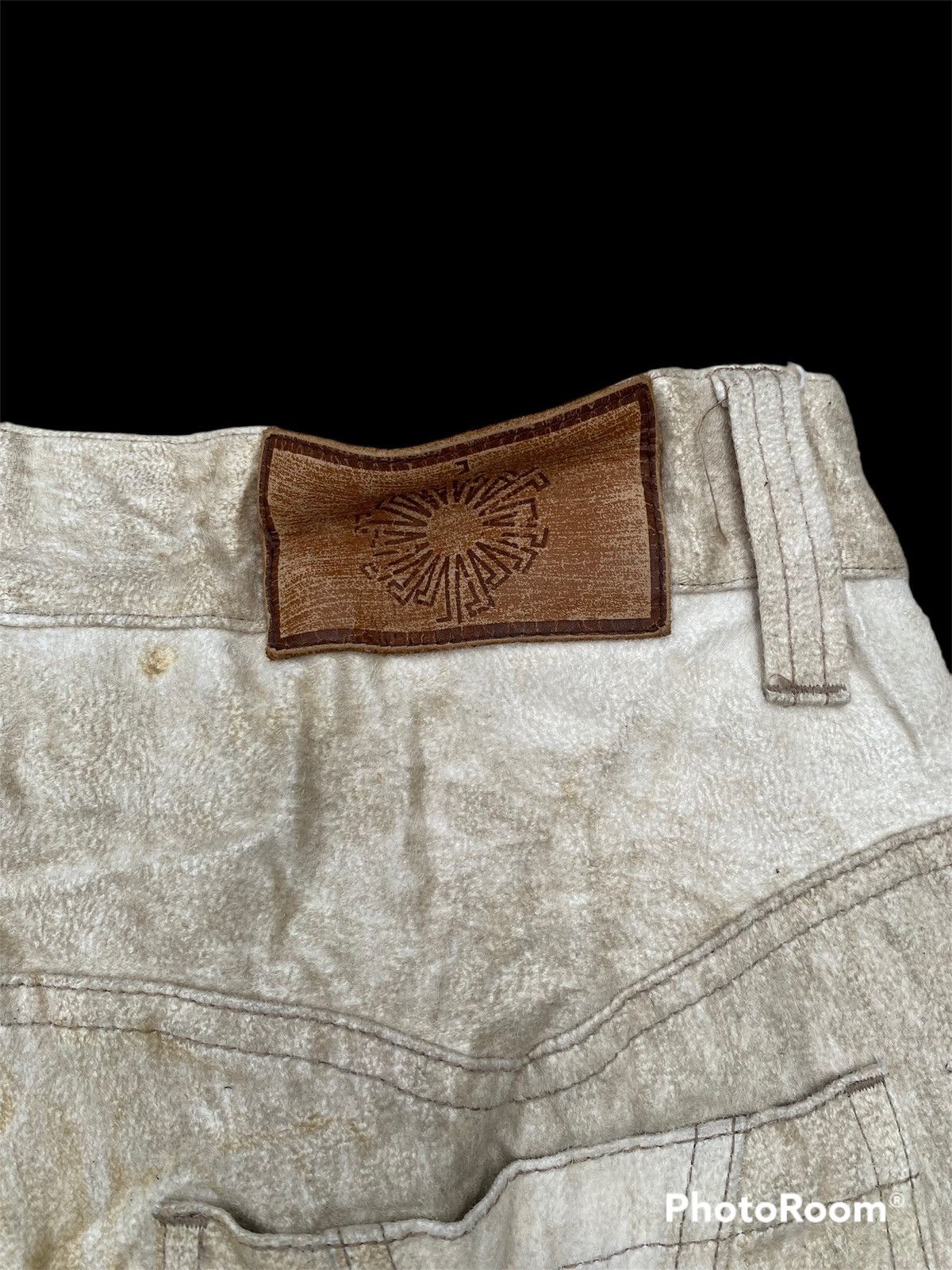 Tornado Mart tornado mart spiral cut patch lace flare jeans Size US 31 - 7 Thumbnail