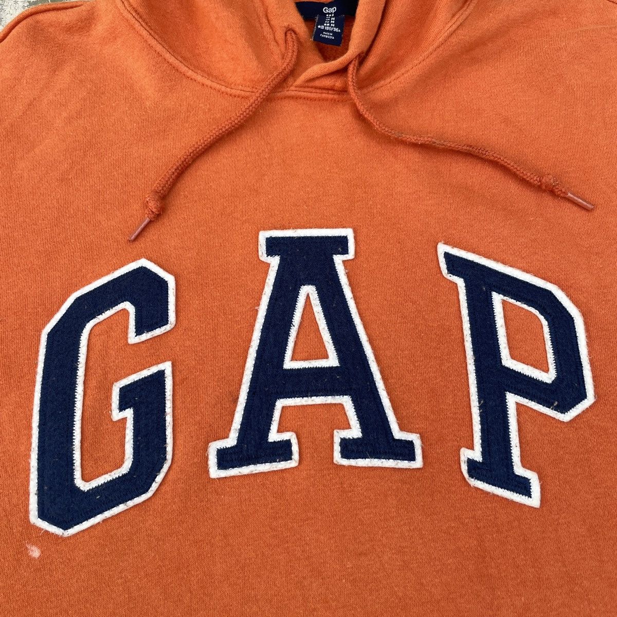 Gap × Vintage Vintage Gap Orange Faded Hoodie Size US M / EU 48-50 / 2 - 3 Thumbnail
