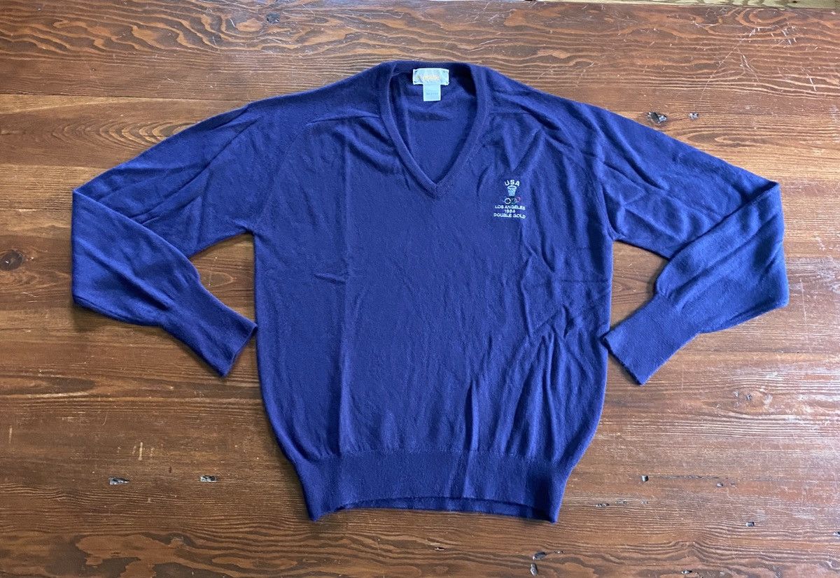 USA Olympics Vintage ‘84 USA Olympics Los Angeles Basketball Sweater Size US M / EU 48-50 / 2 - 2 Thumbnail
