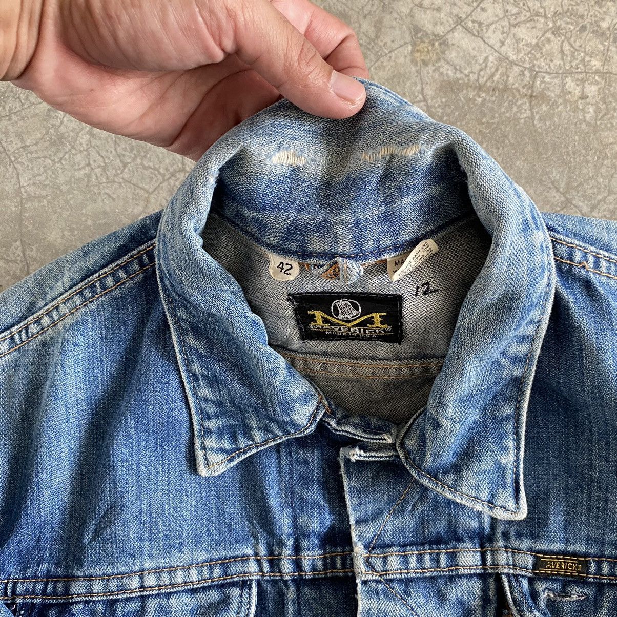 Vintage Vintage 70’s Maverick Blue Bell Selvedge Trucker Jacket Size US M / EU 48-50 / 2 - 11 Thumbnail