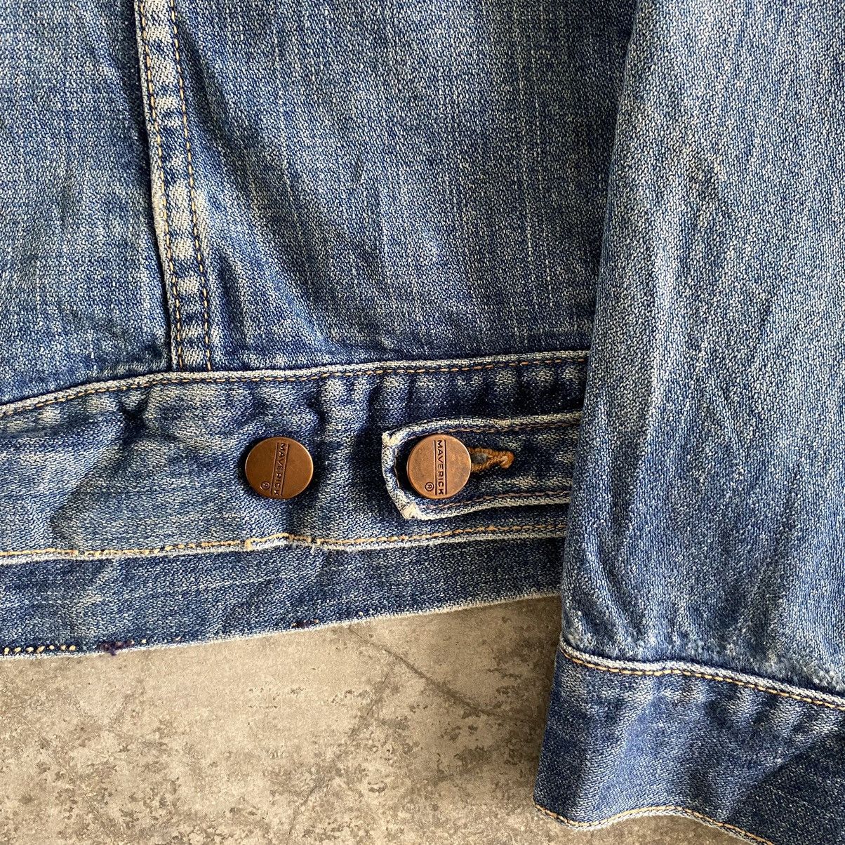 Vintage Vintage 70’s Maverick Blue Bell Selvedge Trucker Jacket Size US M / EU 48-50 / 2 - 16 Thumbnail