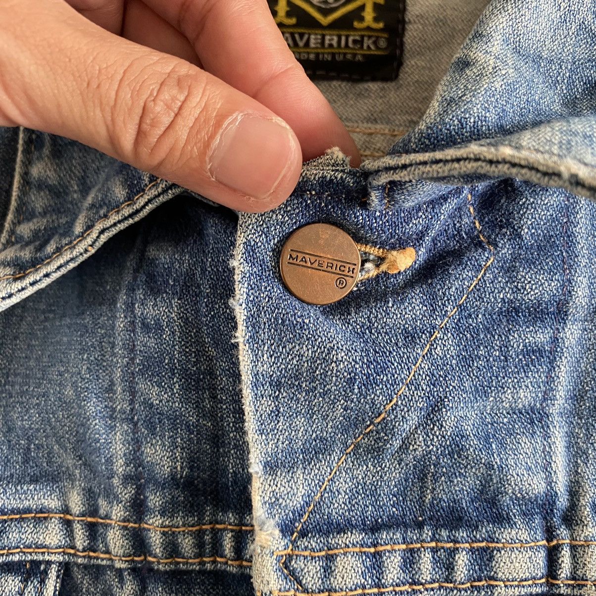 Vintage Vintage 70’s Maverick Blue Bell Selvedge Trucker Jacket Size US M / EU 48-50 / 2 - 10 Thumbnail