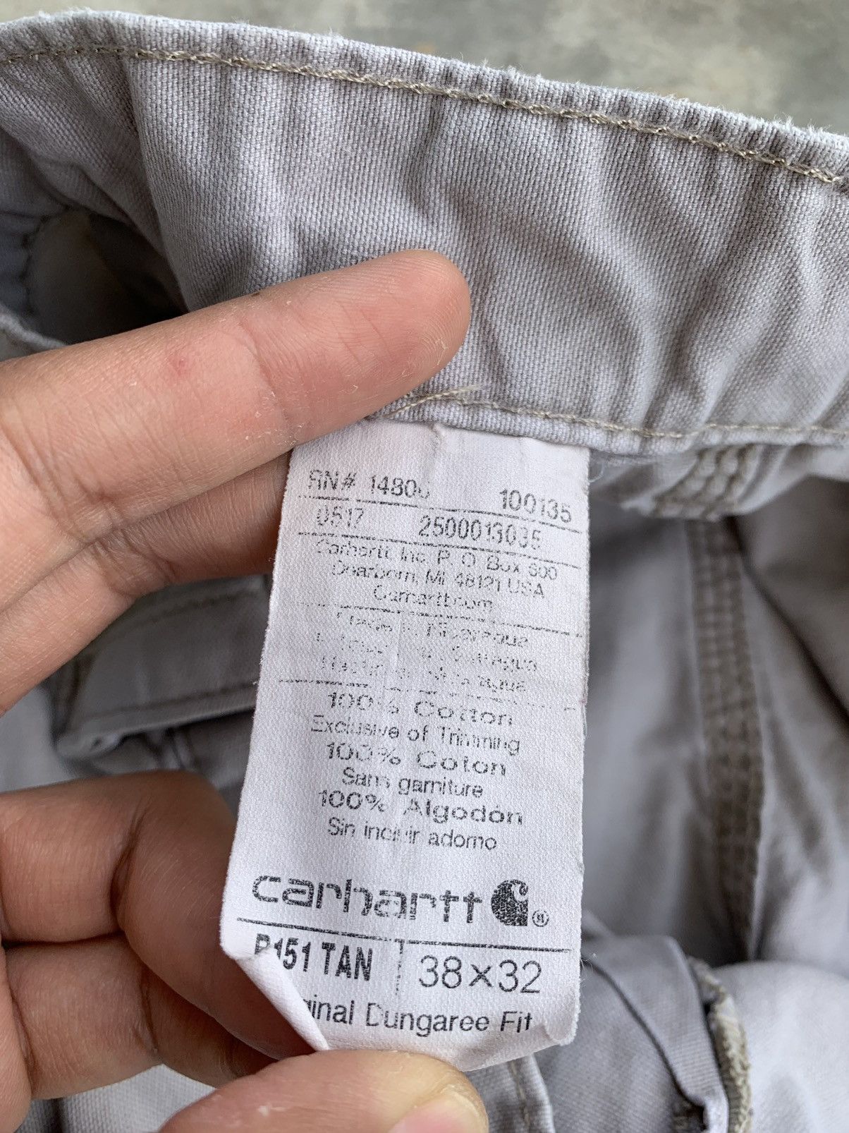 Carhartt Vintage Oversize Carhartt Carpenter worker Pant Size US 38 / EU 54 - 6 Thumbnail