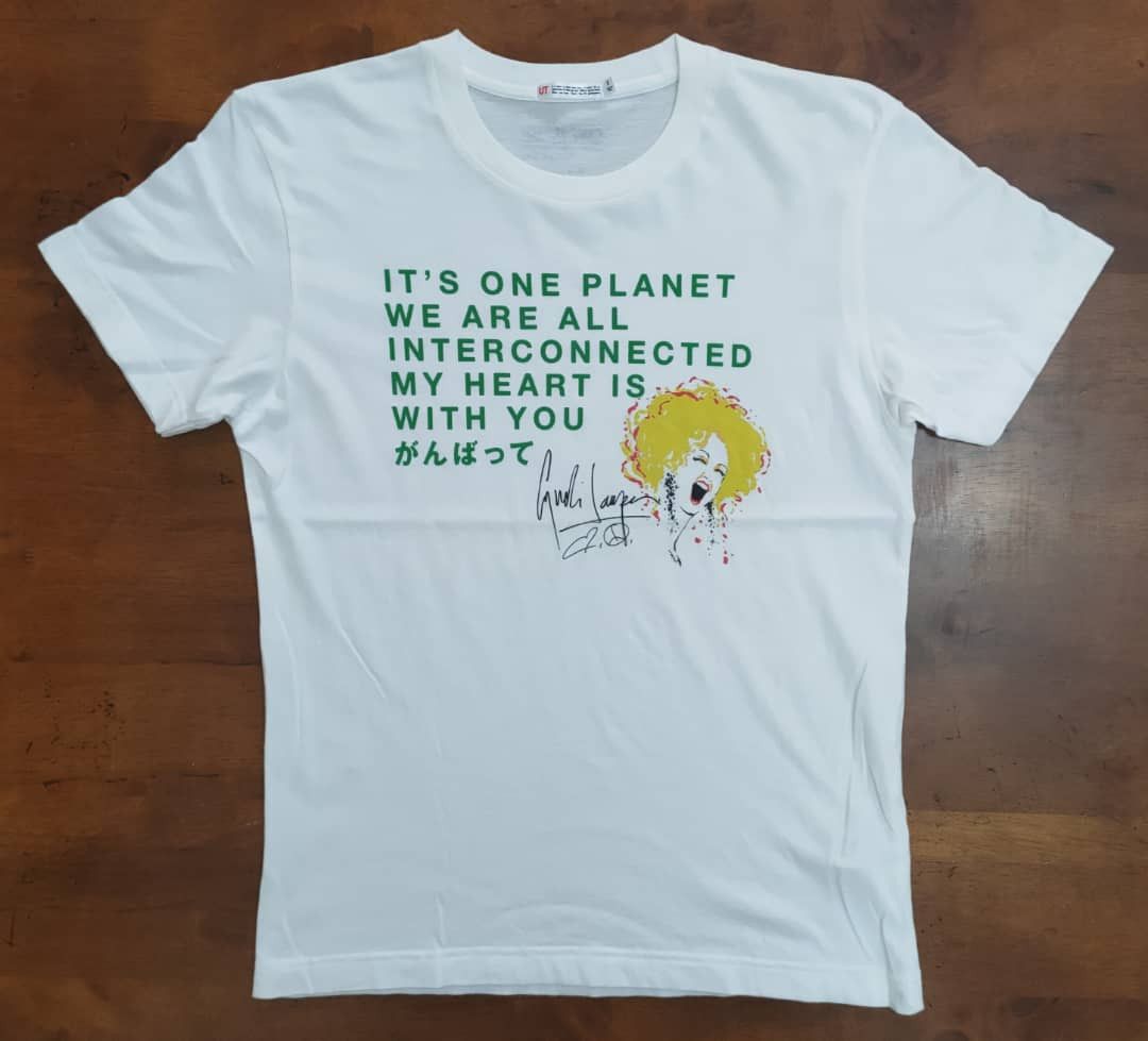 Uniqlo Cyndi Lauper Uniqlo Save Japan Campaign T Size US S / EU 44-46 / 1 - 1 Thumbnail