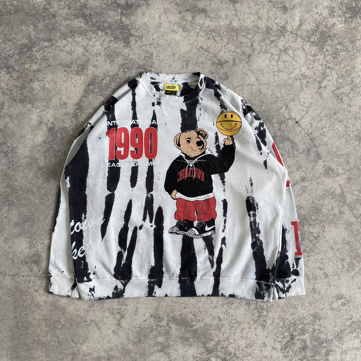 Market Chinatown Market Polo Bear Tie Dye Crewneck Sweatshirt Size US XXL / EU 58 / 5 - 1 Thumbnail