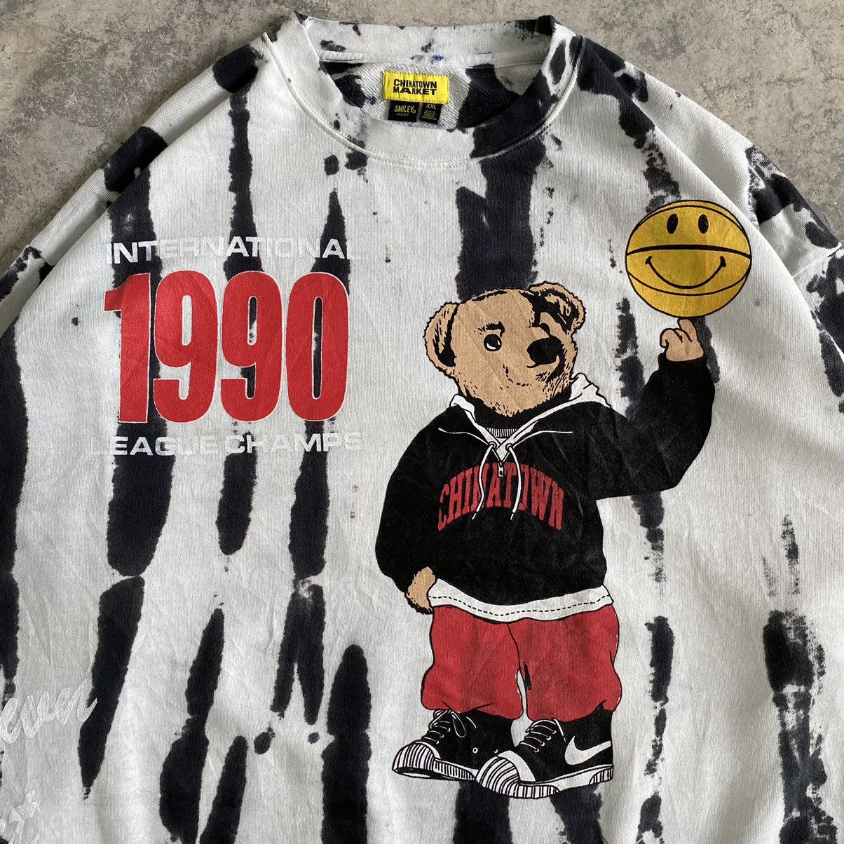 Market Chinatown Market Polo Bear Tie Dye Crewneck Sweatshirt Size US XXL / EU 58 / 5 - 4 Thumbnail