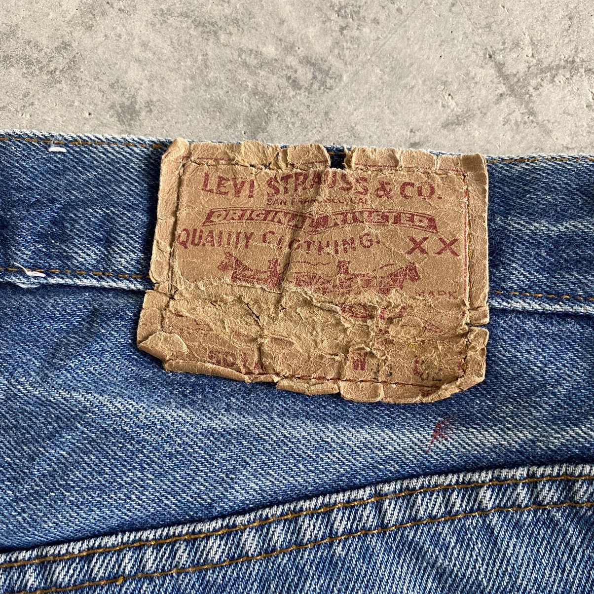 Levi's × Vintage Vintage 80's Levi's 501 Boro Patchwork Painter Denim Jeans Size US 32 / EU 48 - 16 Thumbnail