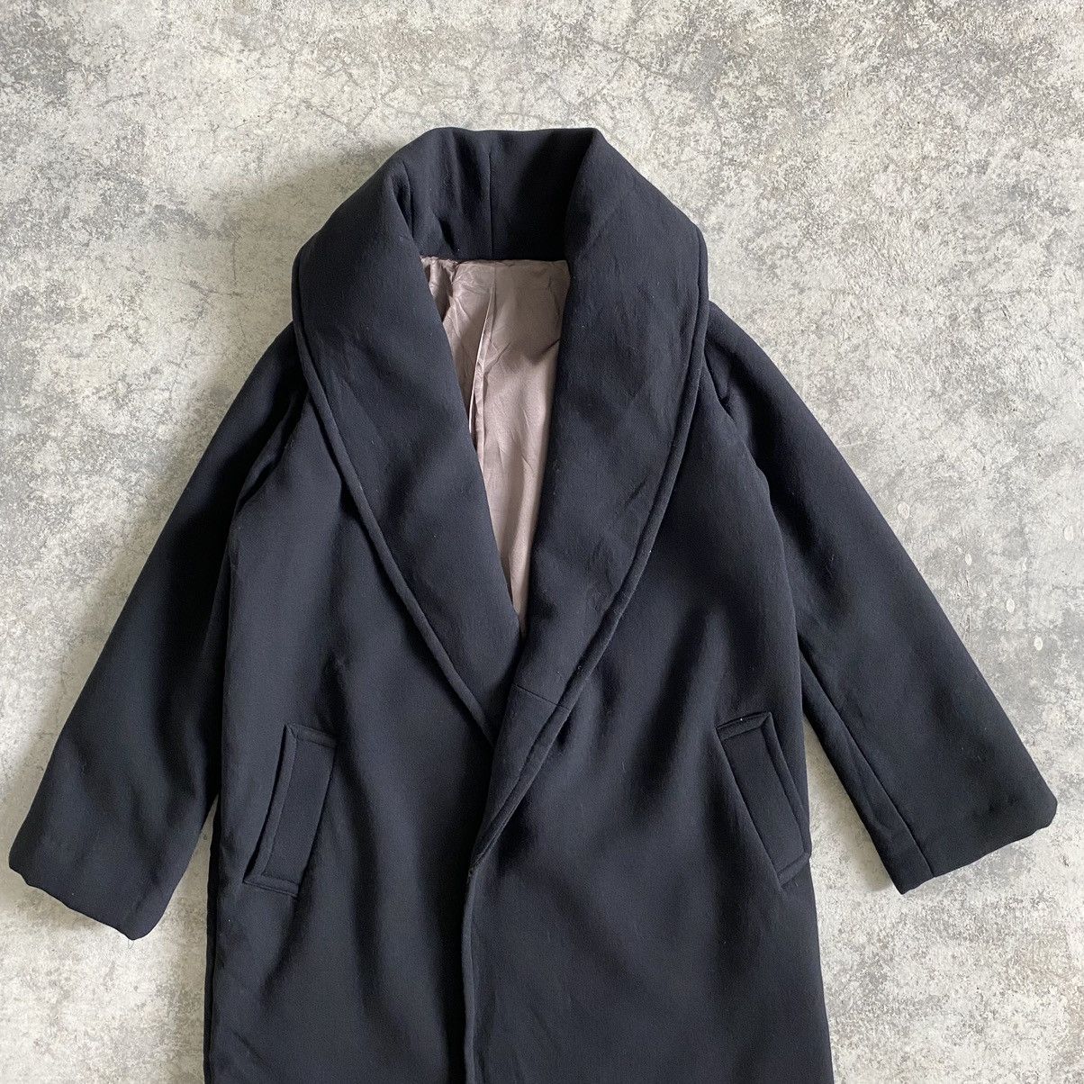 Jean Paul Gaultier Archive Jean Paul Gaultier Femme Buttonless Overcoat Wool Size M / US 6-8 / IT 42-44 - 3 Thumbnail