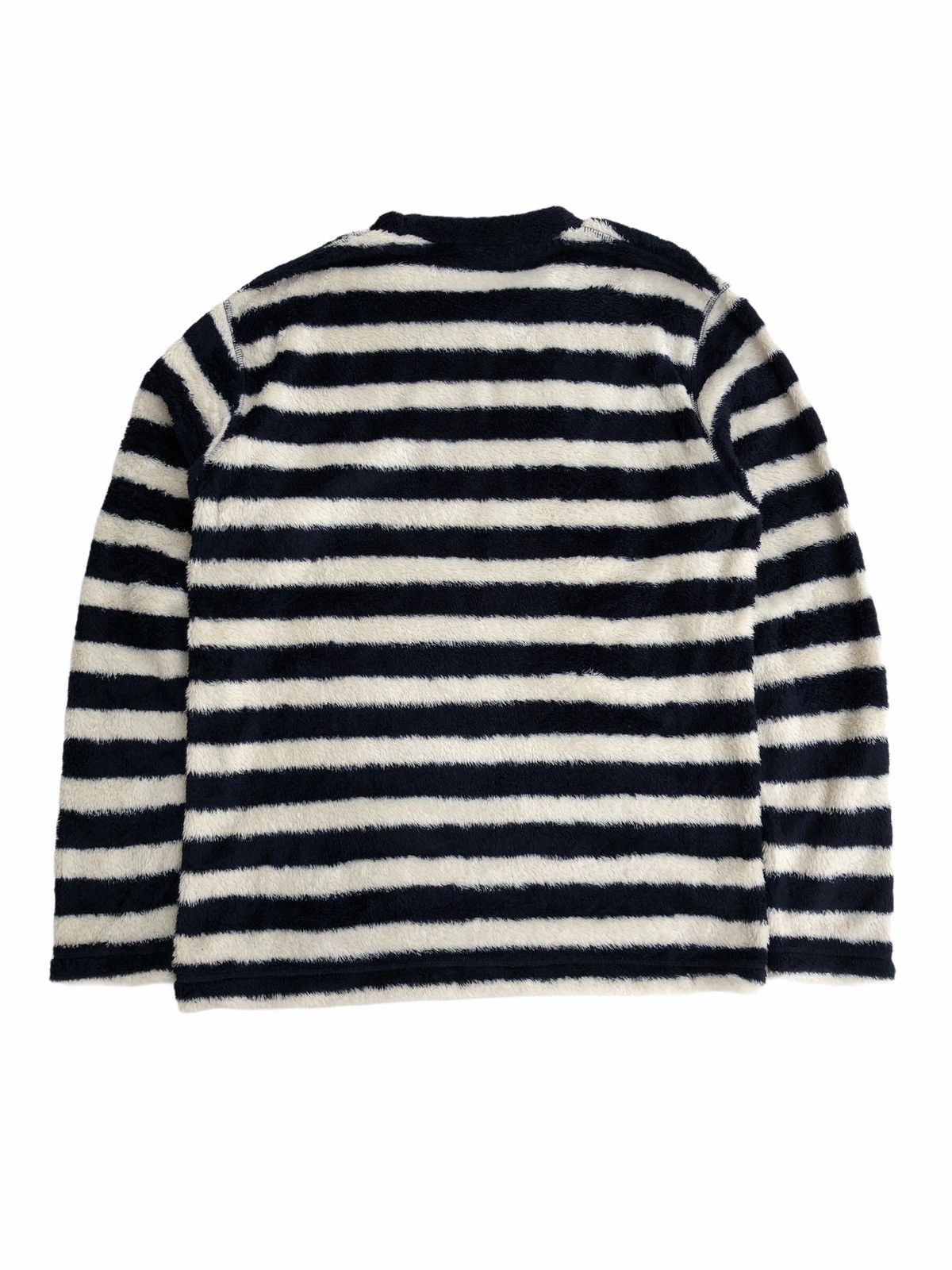 Disney × Uniqlo Uniqlo x Mickey Kurt Cobain Grunge Stripes Prisoner Fleece Size US M / EU 48-50 / 2 - 2 Thumbnail
