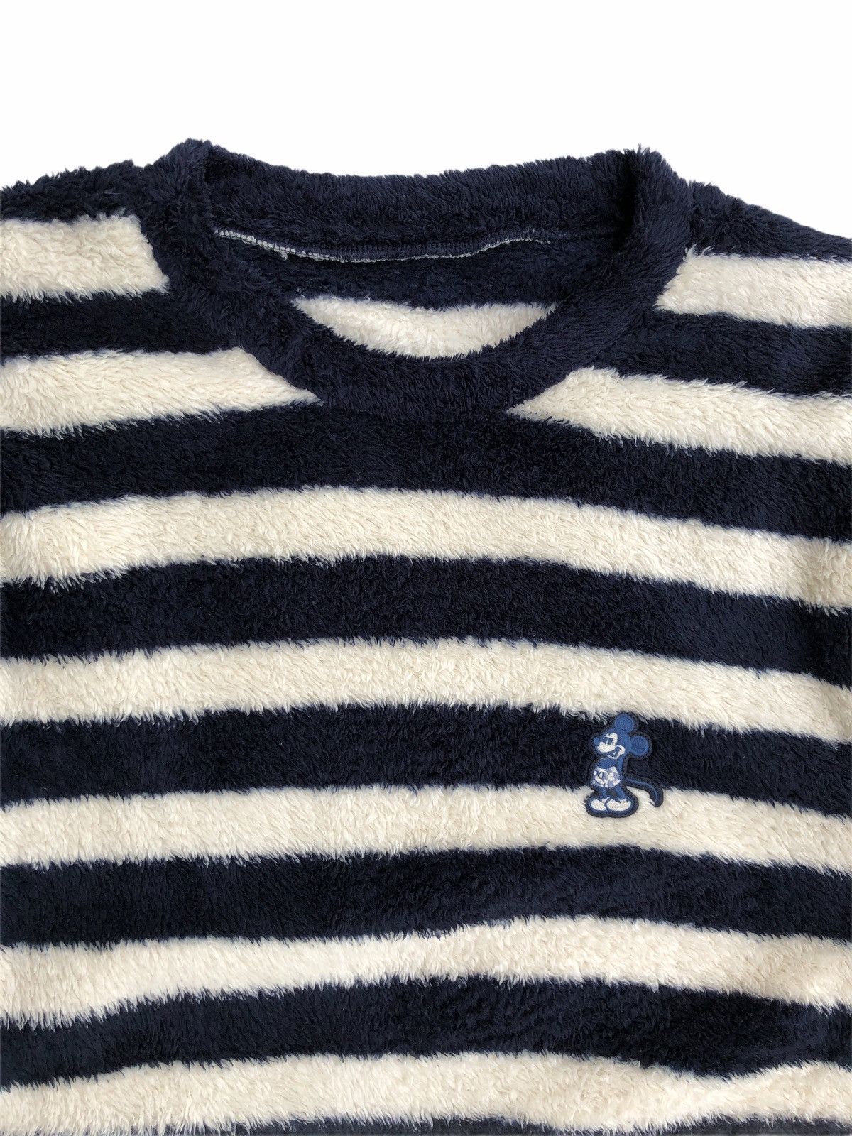 Disney × Uniqlo Uniqlo x Mickey Kurt Cobain Grunge Stripes Prisoner Fleece Size US M / EU 48-50 / 2 - 3 Thumbnail