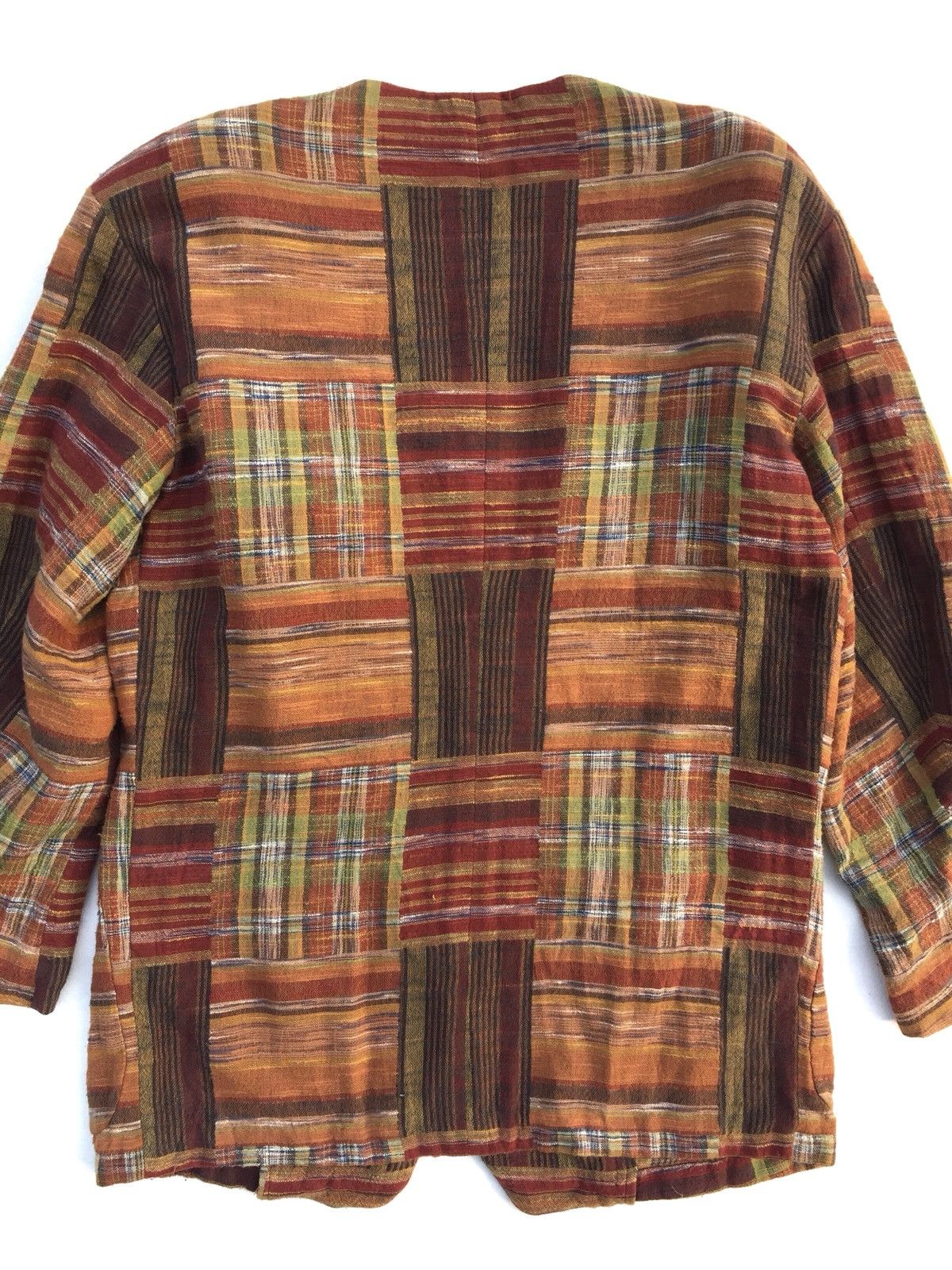 Japanese Brand Japanese Brand Intent Patchwork Linen Jacket Kapital Style Size M / US 6-8 / IT 42-44 - 6 Thumbnail
