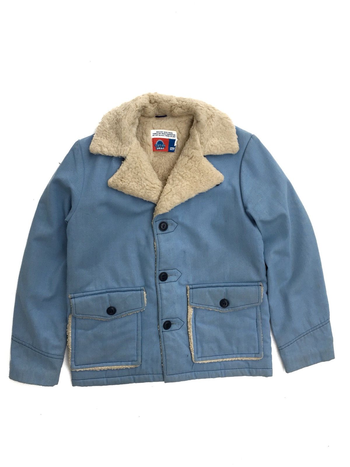 Sears × Vintage Vintage Sears Sherpa Jacket Winter Thick For Cold Weather Size US S / EU 44-46 / 1 - 1 Thumbnail