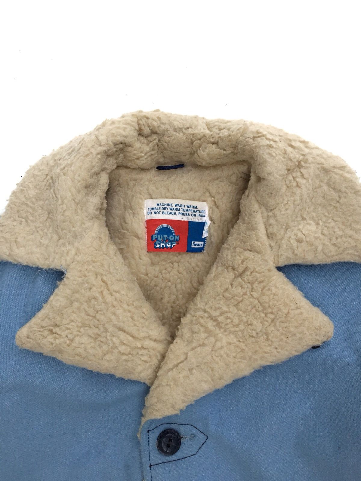 Sears × Vintage Vintage Sears Sherpa Jacket Winter Thick For Cold Weather Size US S / EU 44-46 / 1 - 10 Thumbnail