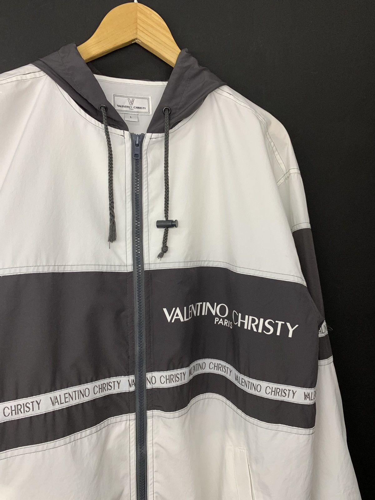 Other × Valentino ❤️ Valentino Christy Paris Light Hoodie Zipper Jacket Size US L / EU 52-54 / 3 - 4 Thumbnail