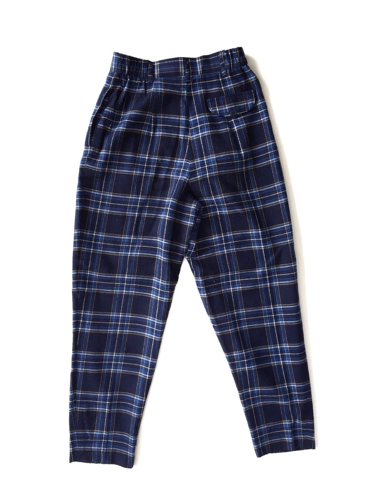 Vintage Vintage Japanese Checkered Plaid Trousers Pants Size US 26 / EU 42 - 2 Thumbnail
