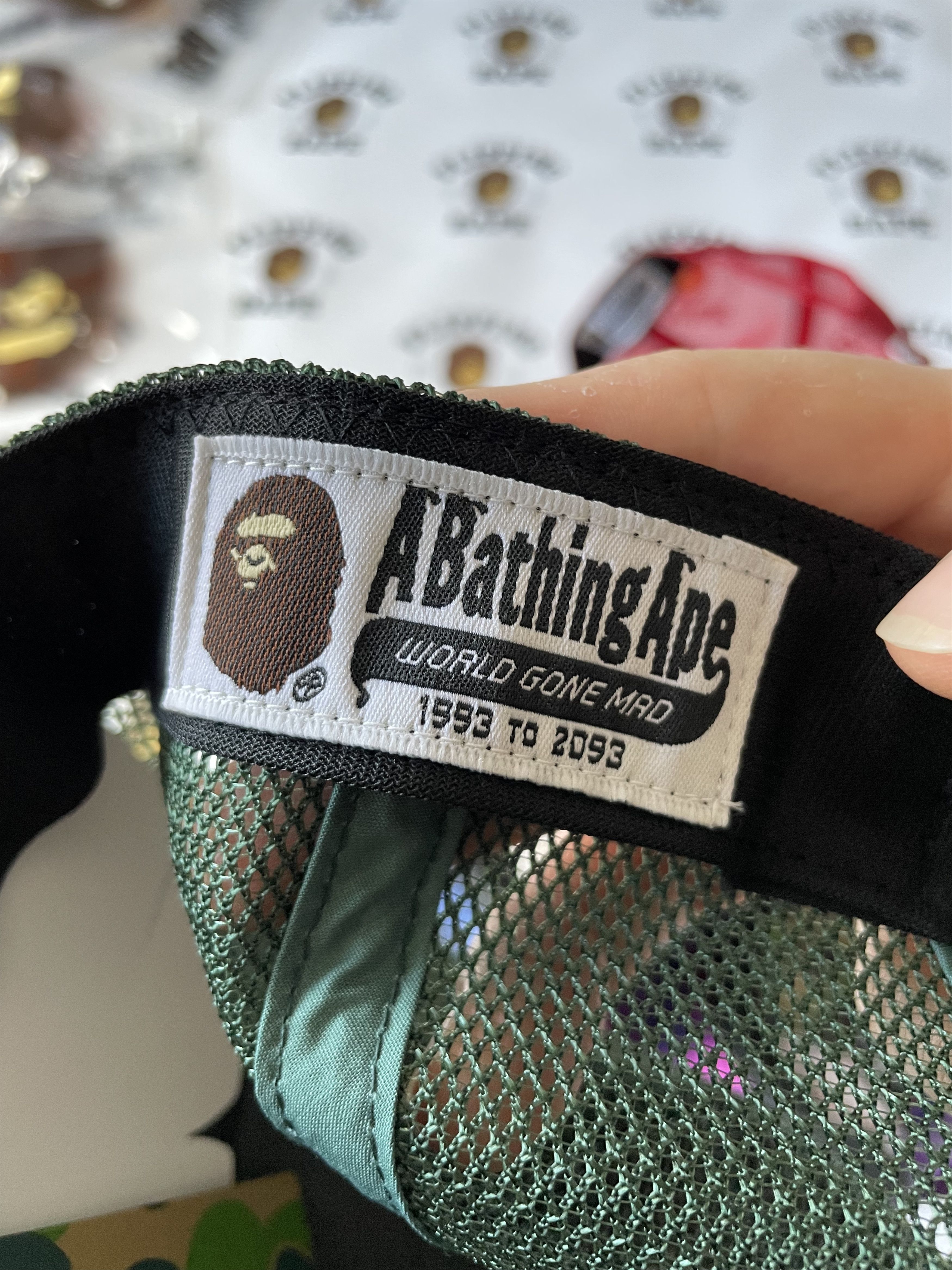 Bape BAPE COLOR CAMO NYC LOGO MESH CAP Size ONE SIZE - 5 Thumbnail