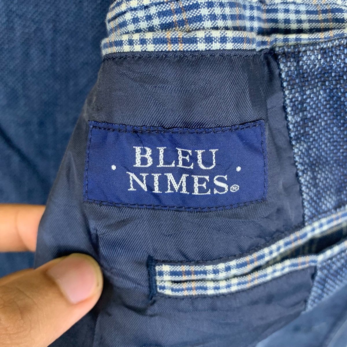 Indigo × Japanese Brand BLEU NIMES Japanese Brand Indigo Jeans Denim Coat Jacket Size US L / EU 52-54 / 3 - 6 Thumbnail