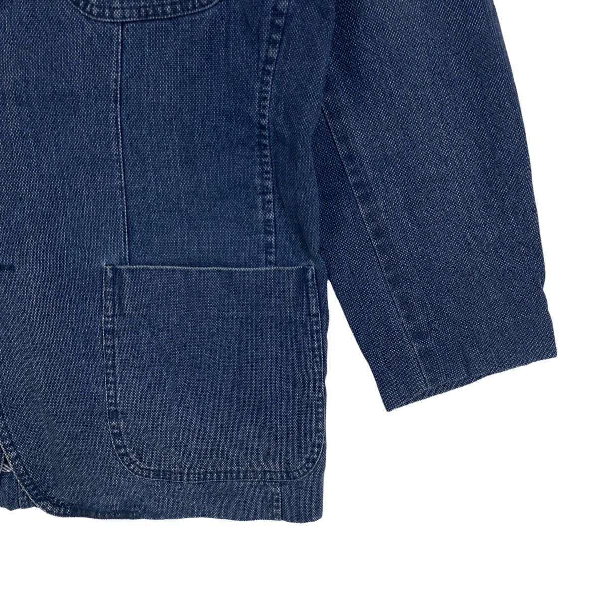 Indigo × Japanese Brand BLEU NIMES Japanese Brand Indigo Jeans Denim Coat Jacket Size US L / EU 52-54 / 3 - 9 Thumbnail