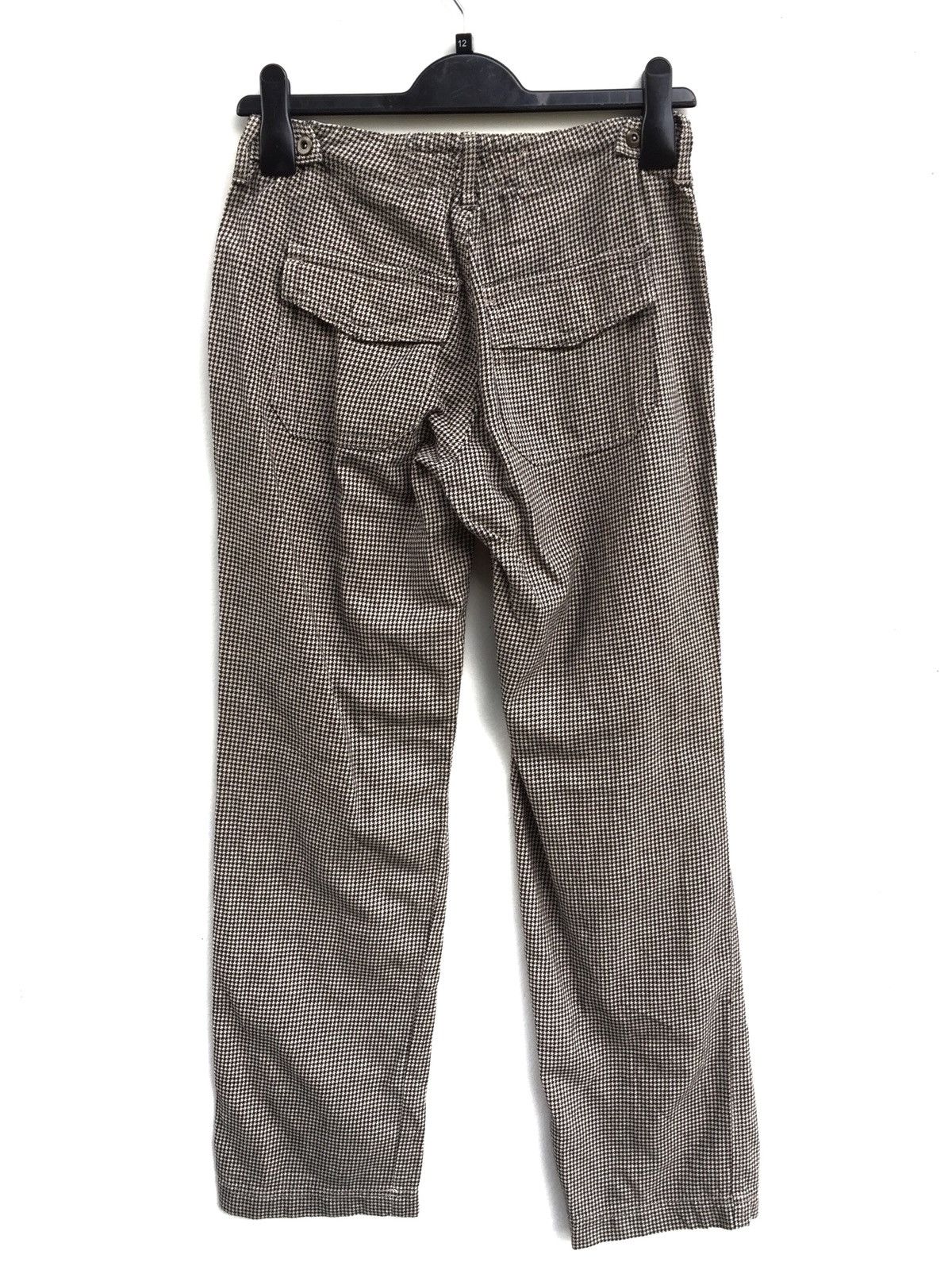 Global Work × Japanese Brand Global Work Houndstooth Fatigue Trousers Pants Size US 26 / EU 42 - 2 Thumbnail