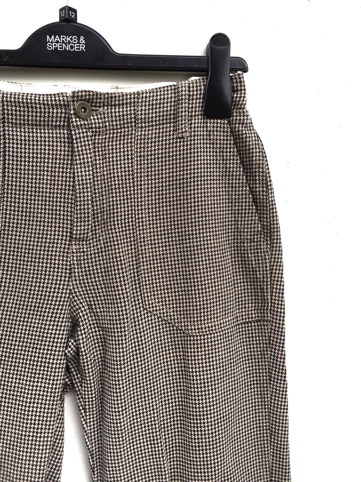 Global Work × Japanese Brand Global Work Houndstooth Fatigue Trousers Pants Size US 26 / EU 42 - 3 Thumbnail