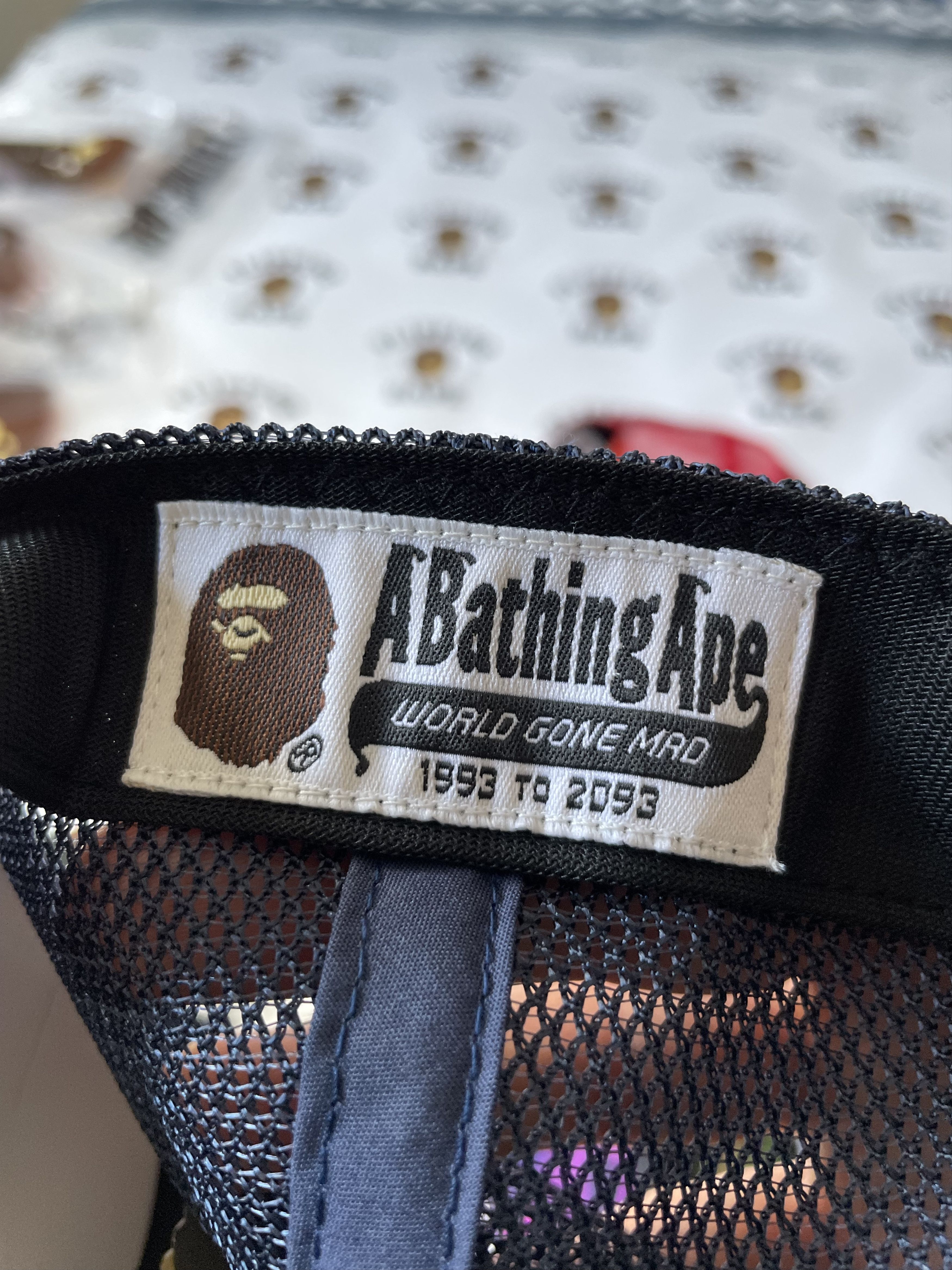 Bape BAPE COLOR CAMO NYC LOGO MESH CAP Size ONE SIZE - 5 Thumbnail