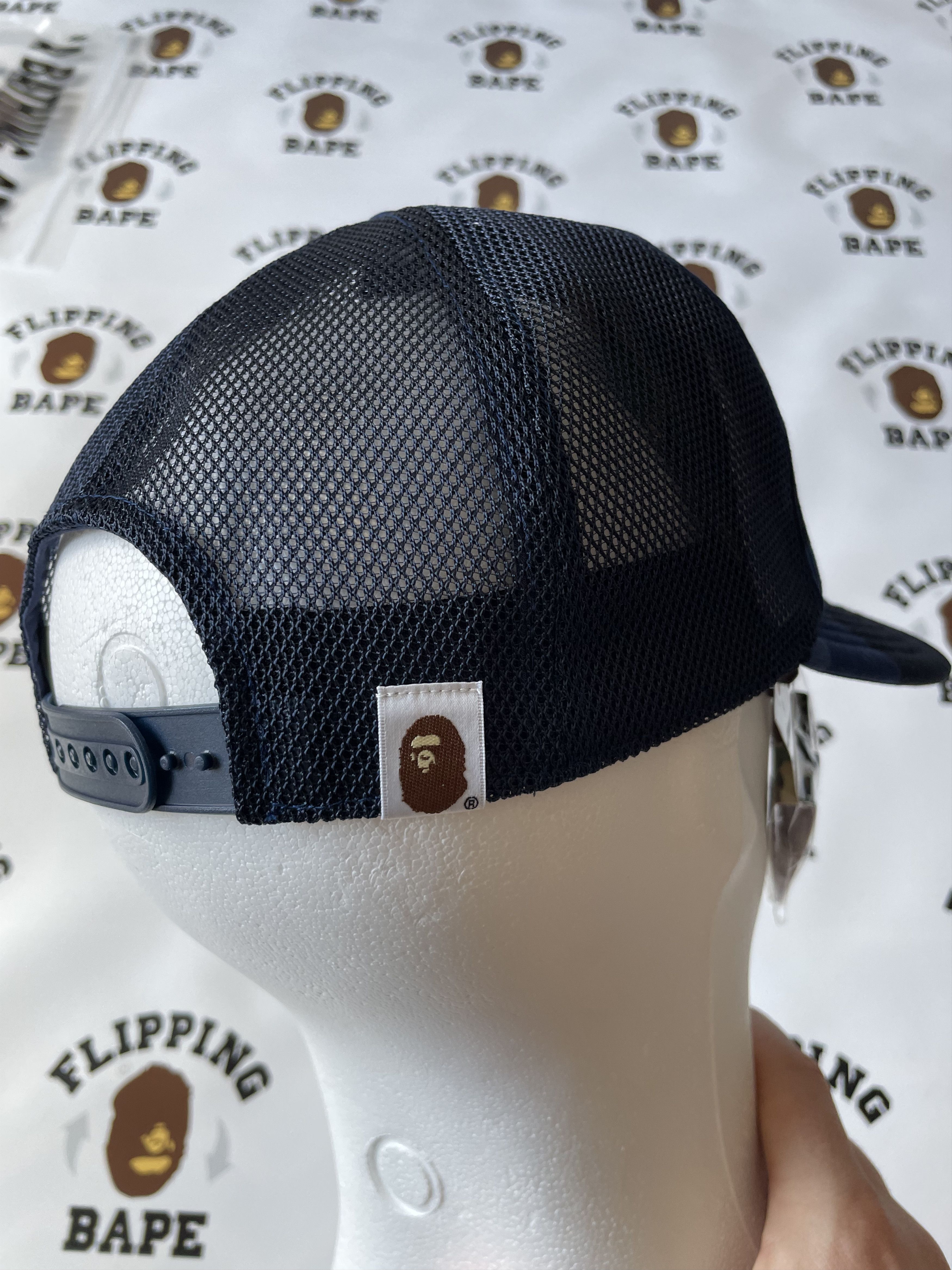 Bape BAPE COLOR CAMO NYC LOGO MESH CAP Size ONE SIZE - 3 Thumbnail