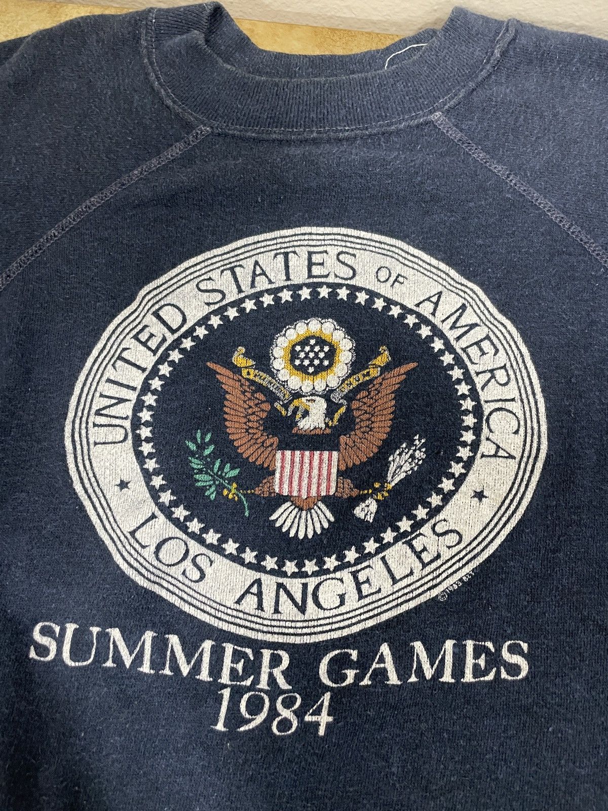 USA Olympics VINTAGE 1984 OLYMPIC GAMES LOS ANGELES AMERICAN HISTORY Size US S / EU 44-46 / 1 - 5 Thumbnail