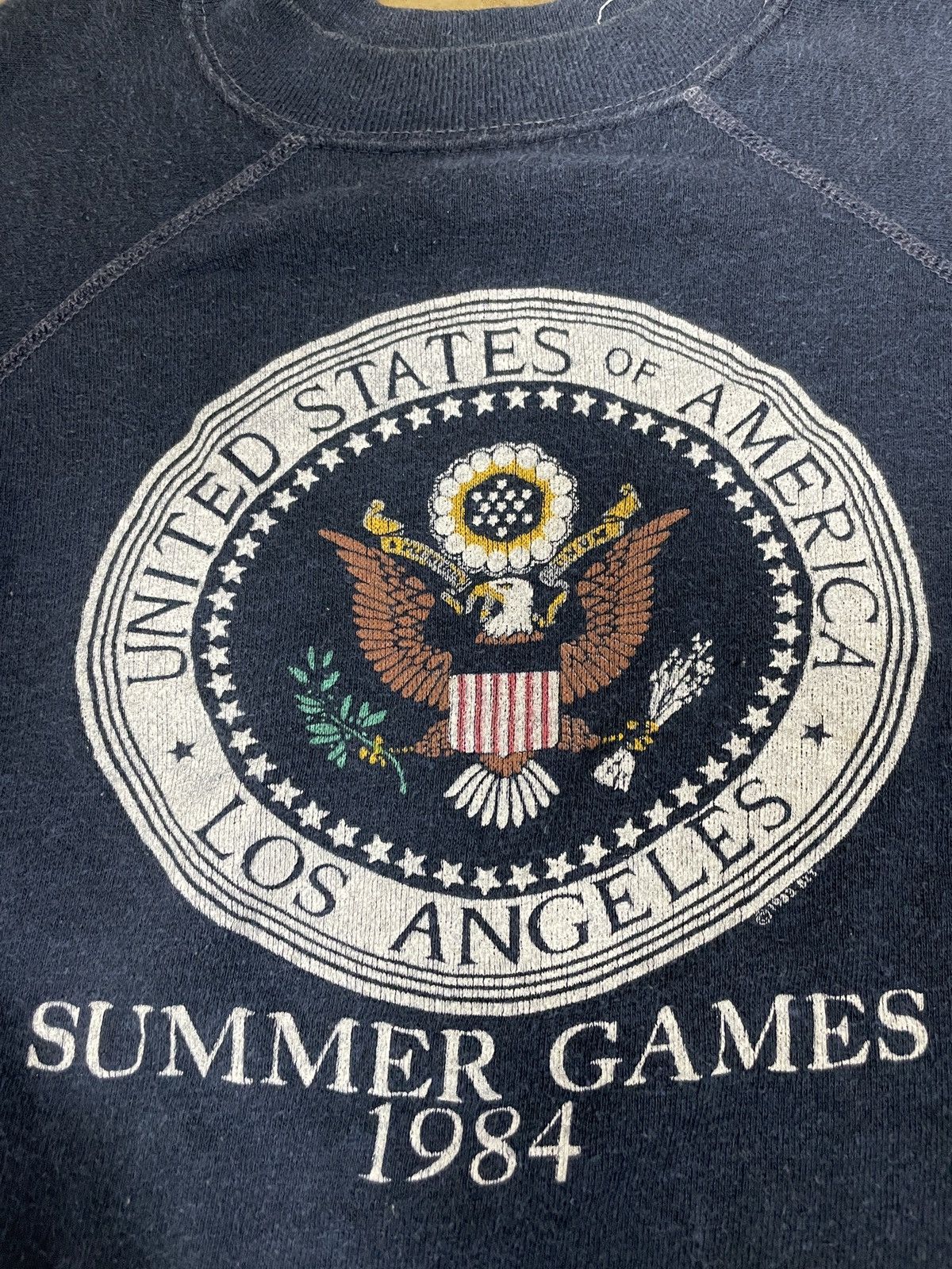 USA Olympics VINTAGE 1984 OLYMPIC GAMES LOS ANGELES AMERICAN HISTORY Size US S / EU 44-46 / 1 - 2 Thumbnail