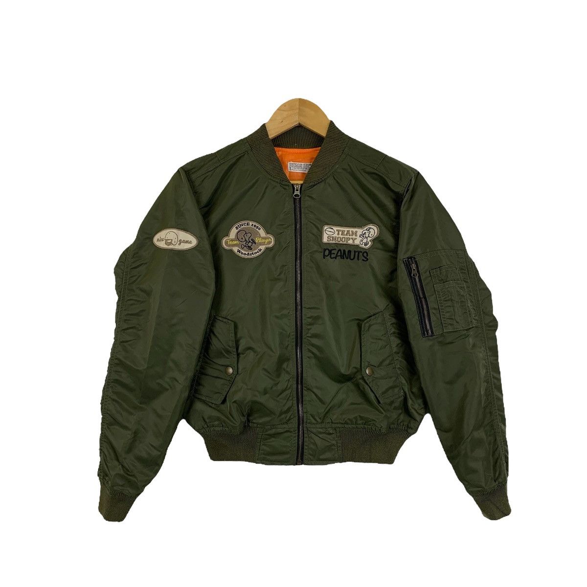 Peanuts × Zara SNOOPY PEANUTS™ PATCH BOMBER JACKET | Grailed