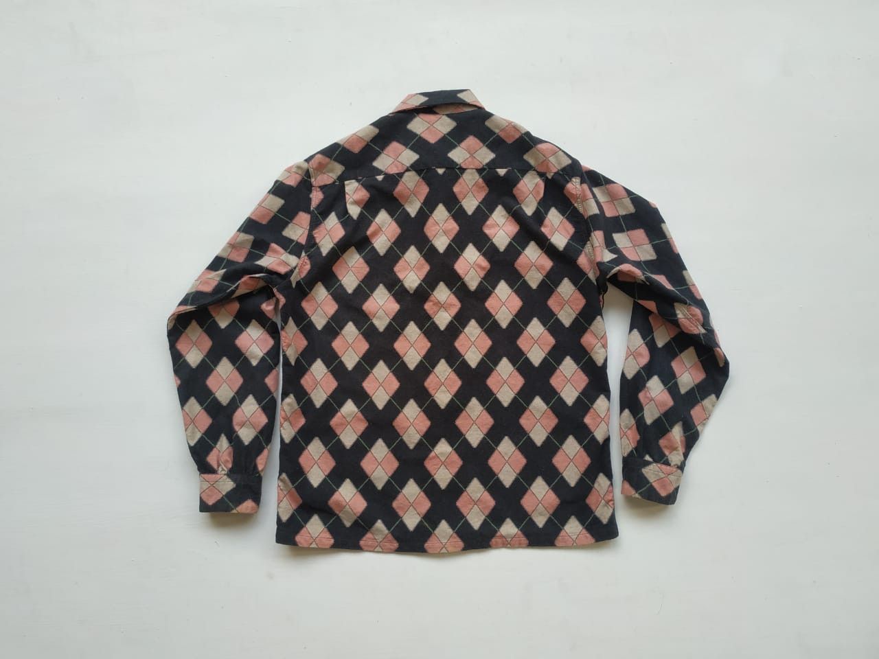 Sugar Cane Fit S to M, Style Eyes Sugarcane Rockability Argyle Shirt Size US S / EU 44-46 / 1 - 2 Thumbnail