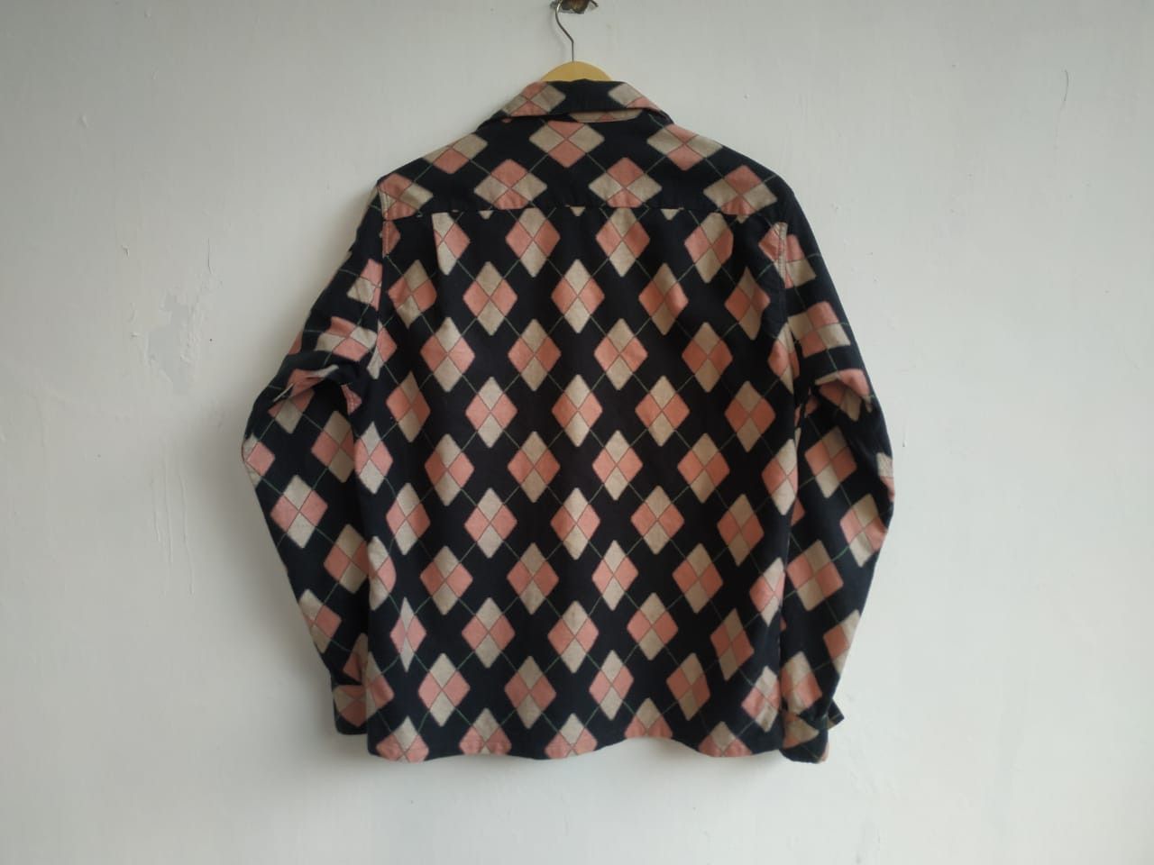 Sugar Cane Fit S to M, Style Eyes Sugarcane Rockability Argyle Shirt Size US S / EU 44-46 / 1 - 4 Thumbnail
