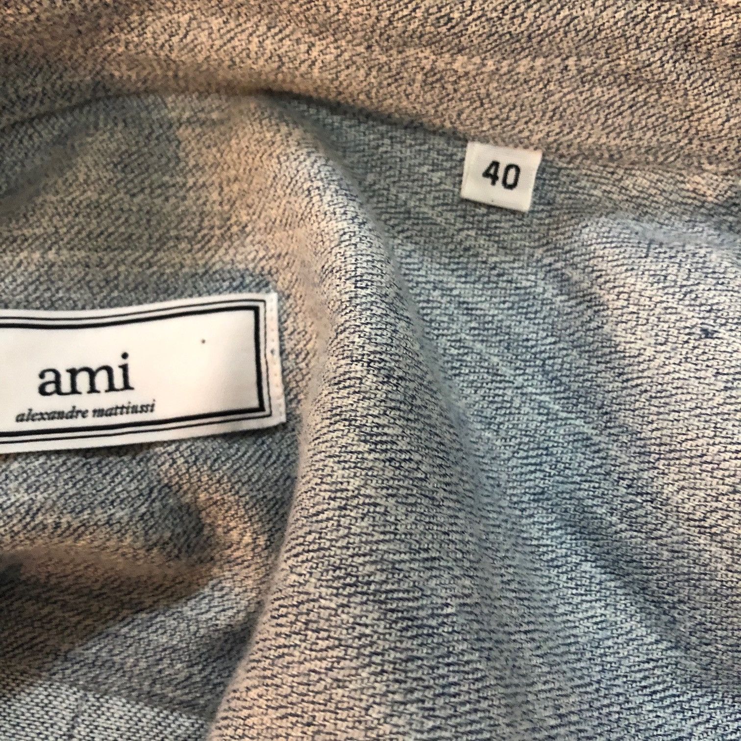 AMI AMI PARIS ALEXANDRE MATTIUSSI Button Up Overshirt Size US L / EU 52-54 / 3 - 5 Thumbnail