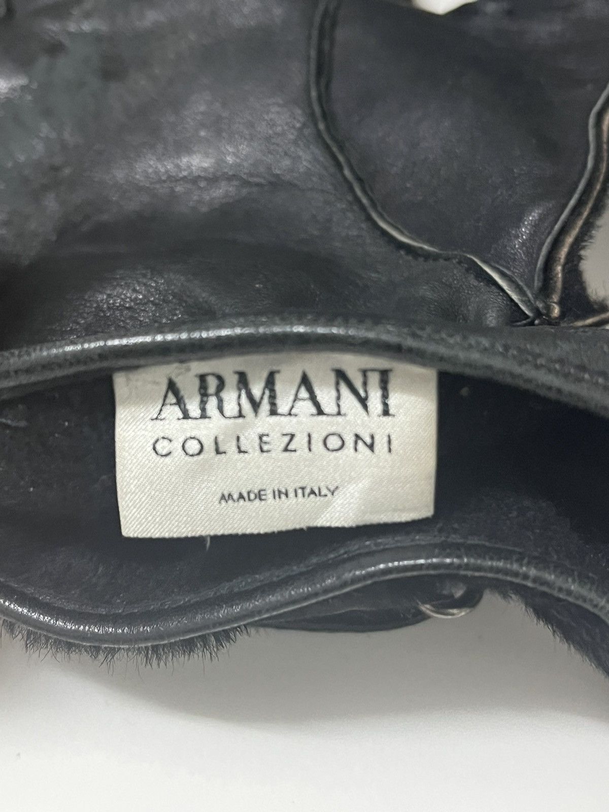 Armani Armani Collezioni Gloves Black One Size Size ONE SIZE - 5 Thumbnail