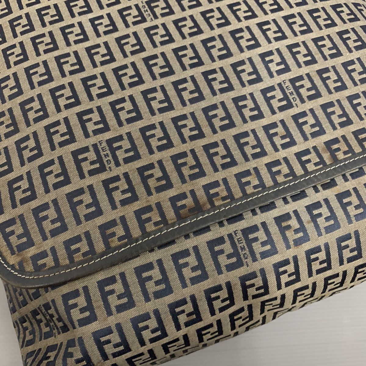 Fendi Fendi Zucchino Blue Mesengger Bag Size ONE SIZE - 12 Thumbnail