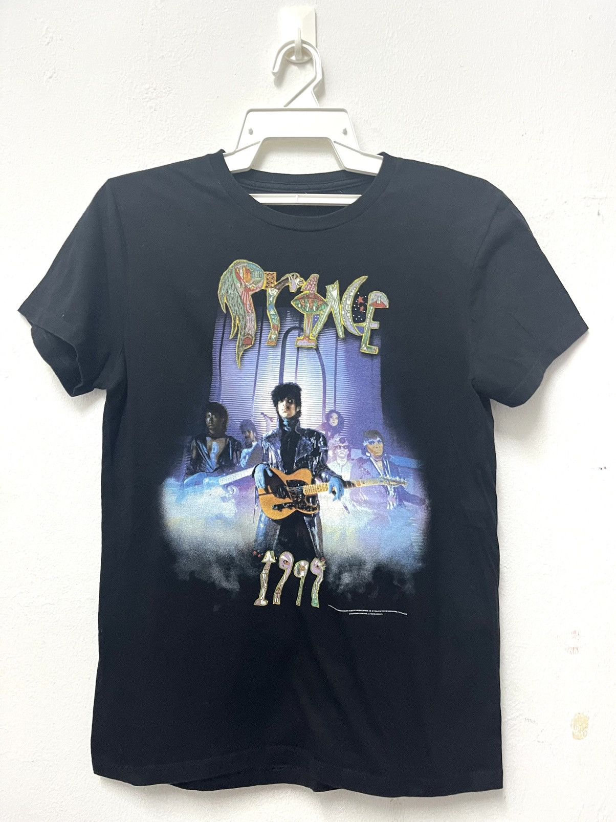 image of Band Tees x Prince Price Rock Band 1999 Promo Album Tees in Black, Men's (Size Small)