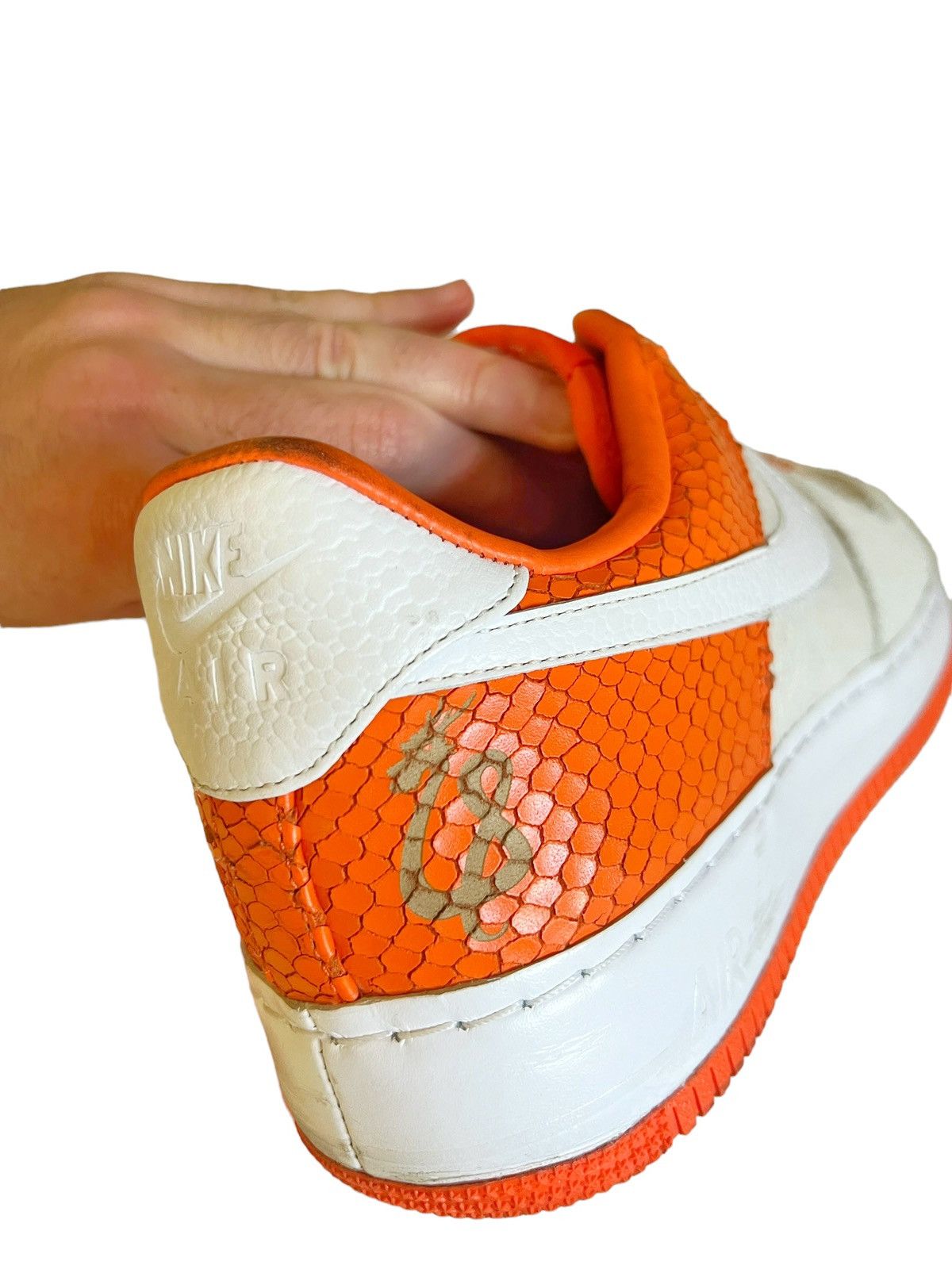 Nike 1/100 Air Force DICE-K I/O Supreme Pony Hair 2007 Size US 9.5 / EU 42-43 - 4 Thumbnail