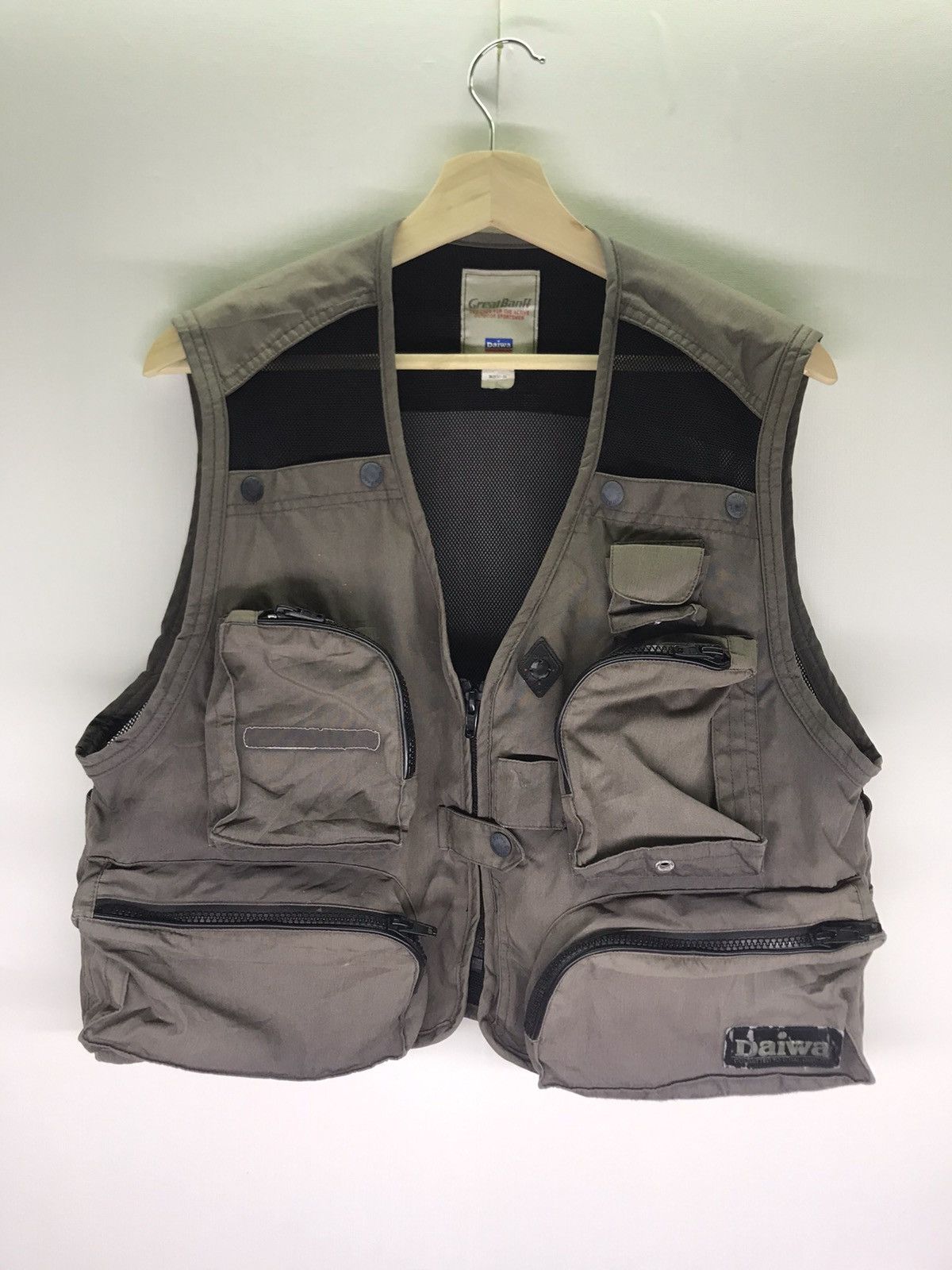 Vintage Daiwa fishing tactical cargo Vest