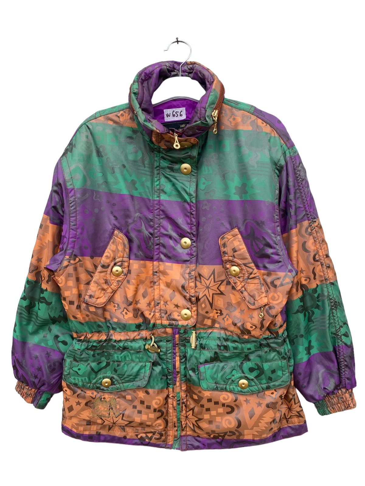 Descente Vintage Ladies Descente Skiwear Jacket Size US XL / EU 56 / 4 - 1 Thumbnail