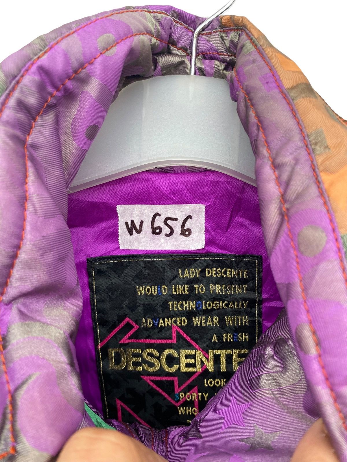 Descente Vintage Ladies Descente Skiwear Jacket Size US XL / EU 56 / 4 - 3 Thumbnail
