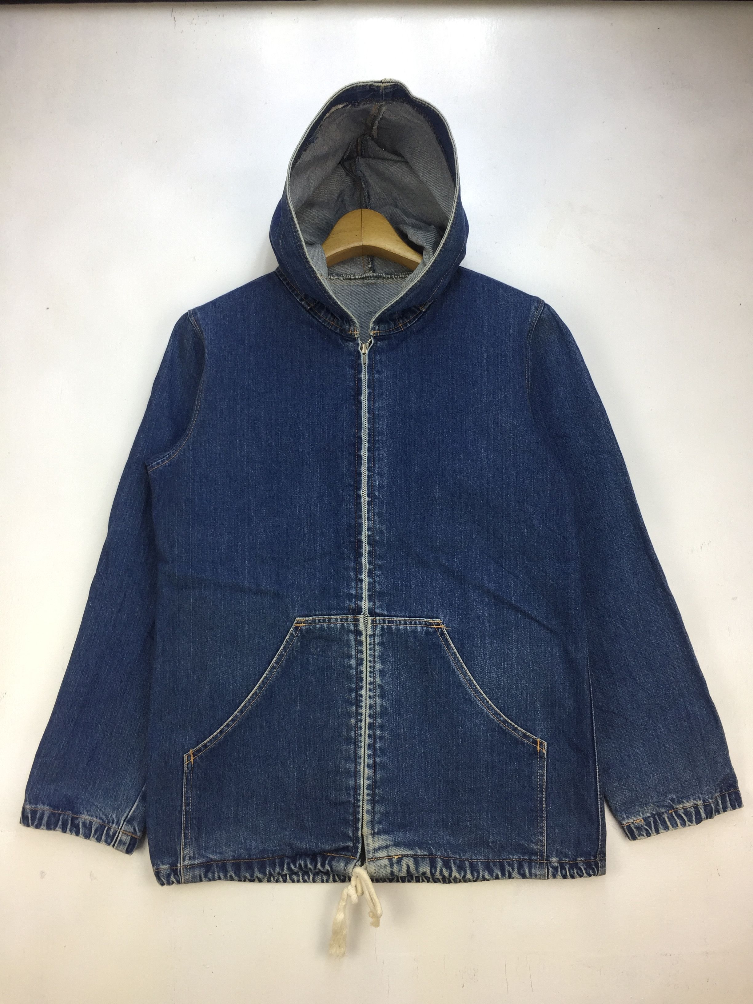 Vintage VINTAGE 70/80s BOBSON DENIM HOODIE Size US M / EU 48-50 / 2 - 1 Thumbnail