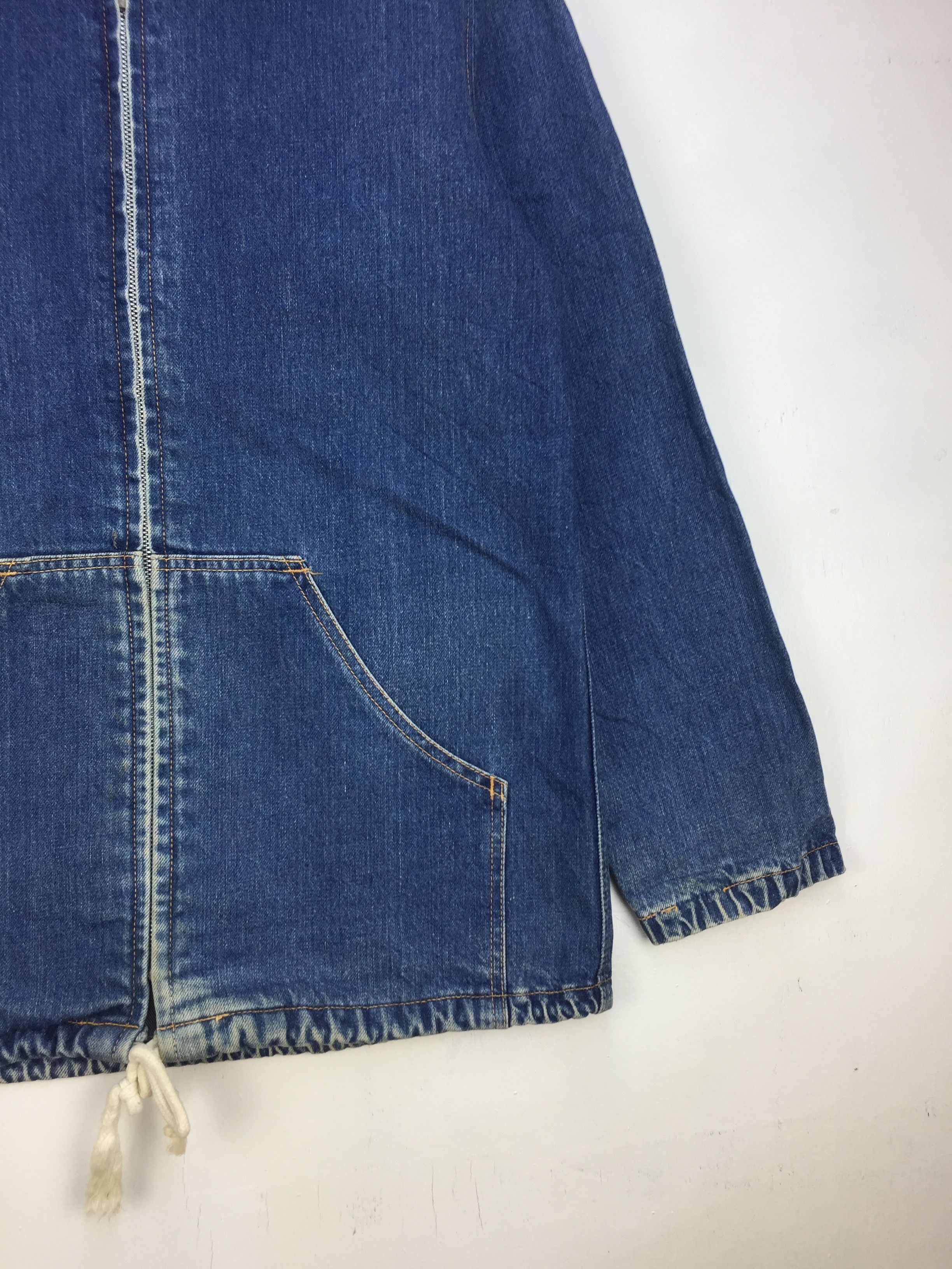 Vintage VINTAGE 70/80s BOBSON DENIM HOODIE Size US M / EU 48-50 / 2 - 2 Thumbnail