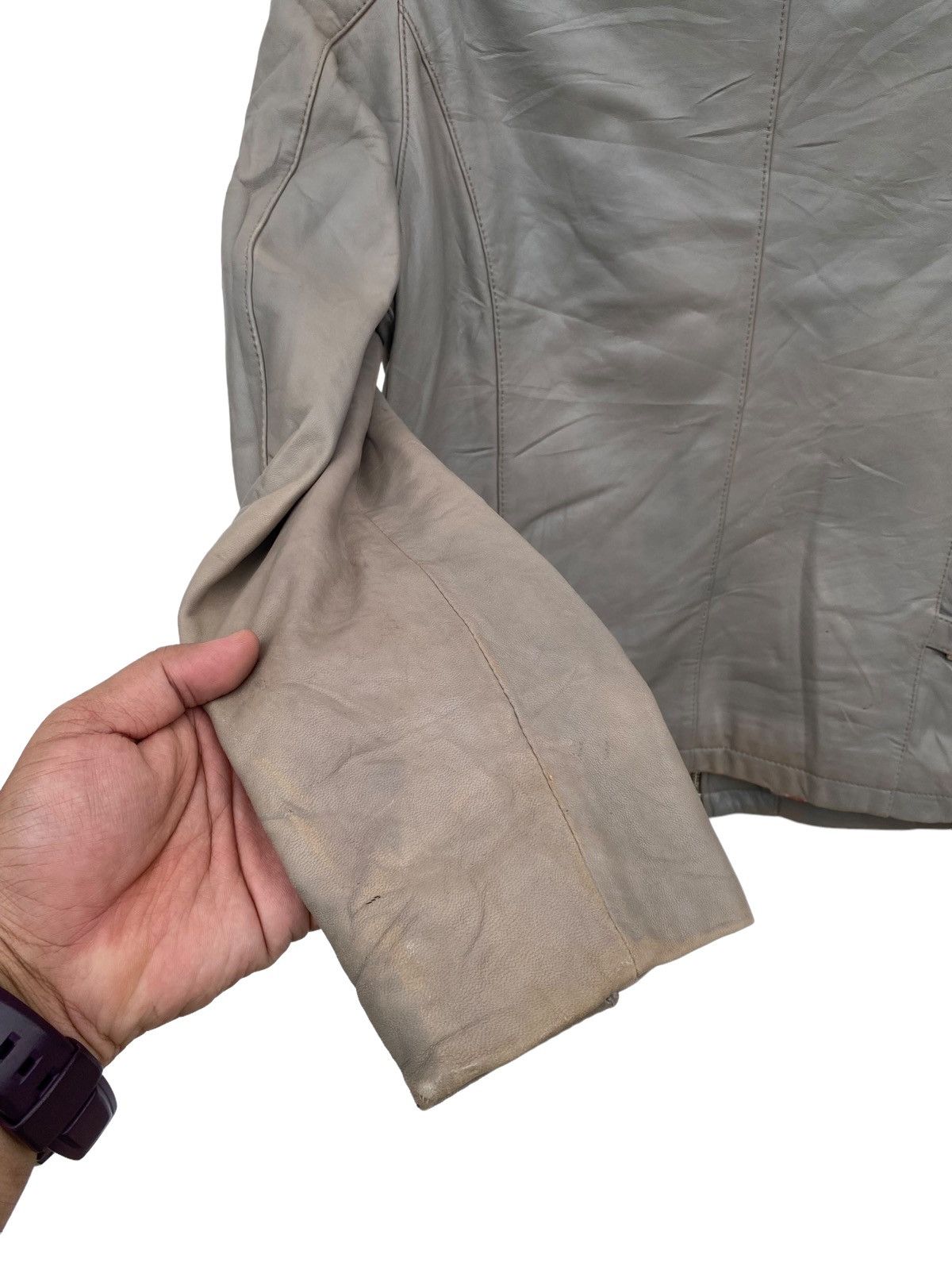 Beams Plus Beams Light Sun Faded Leather jacket Size US S / EU 44-46 / 1 - 5 Thumbnail