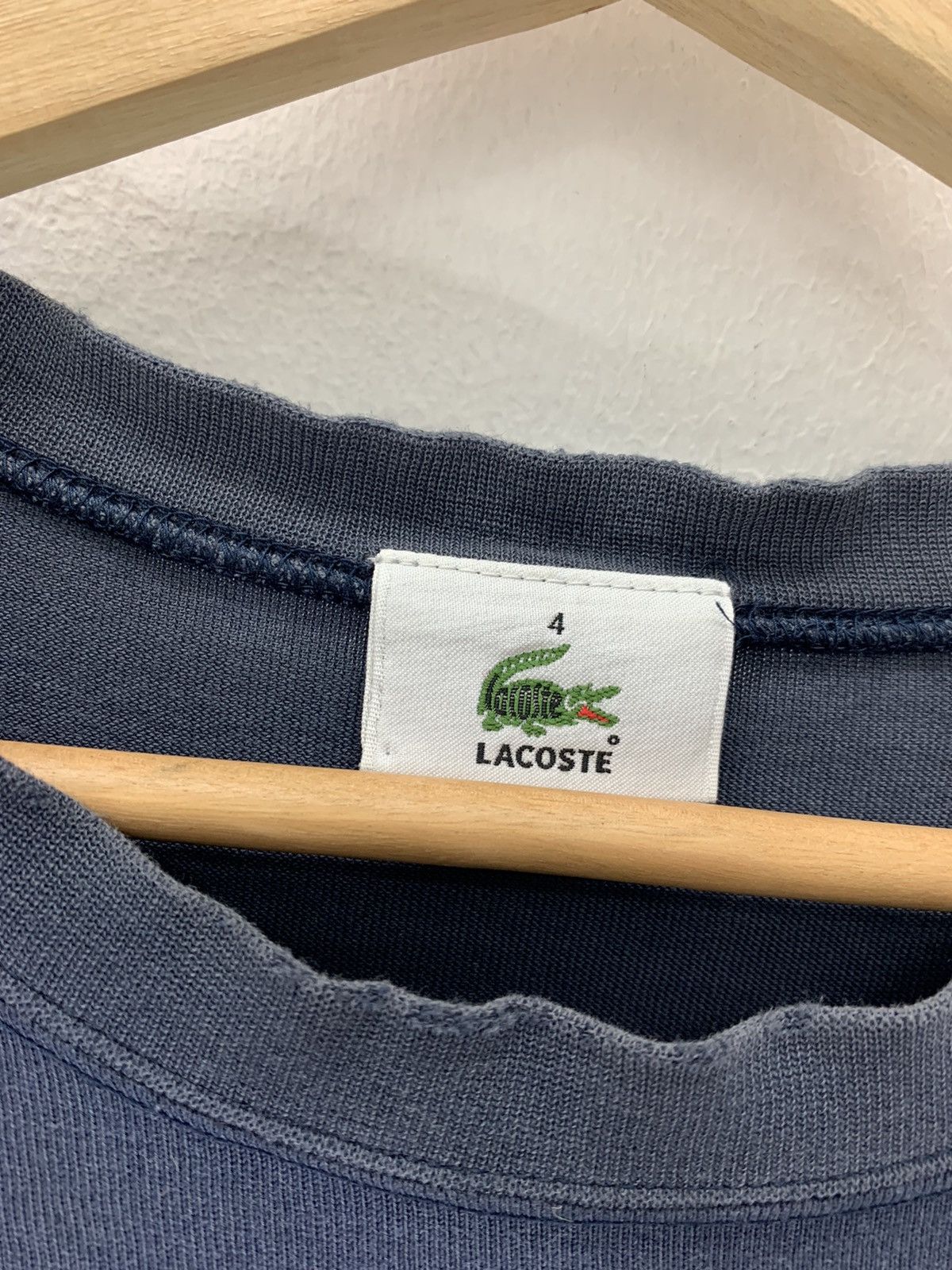 Lacoste × Vintage Vintage sun Faded Lacoste Pocket Tshirt Size US L / EU 52-54 / 3 - 5 Thumbnail